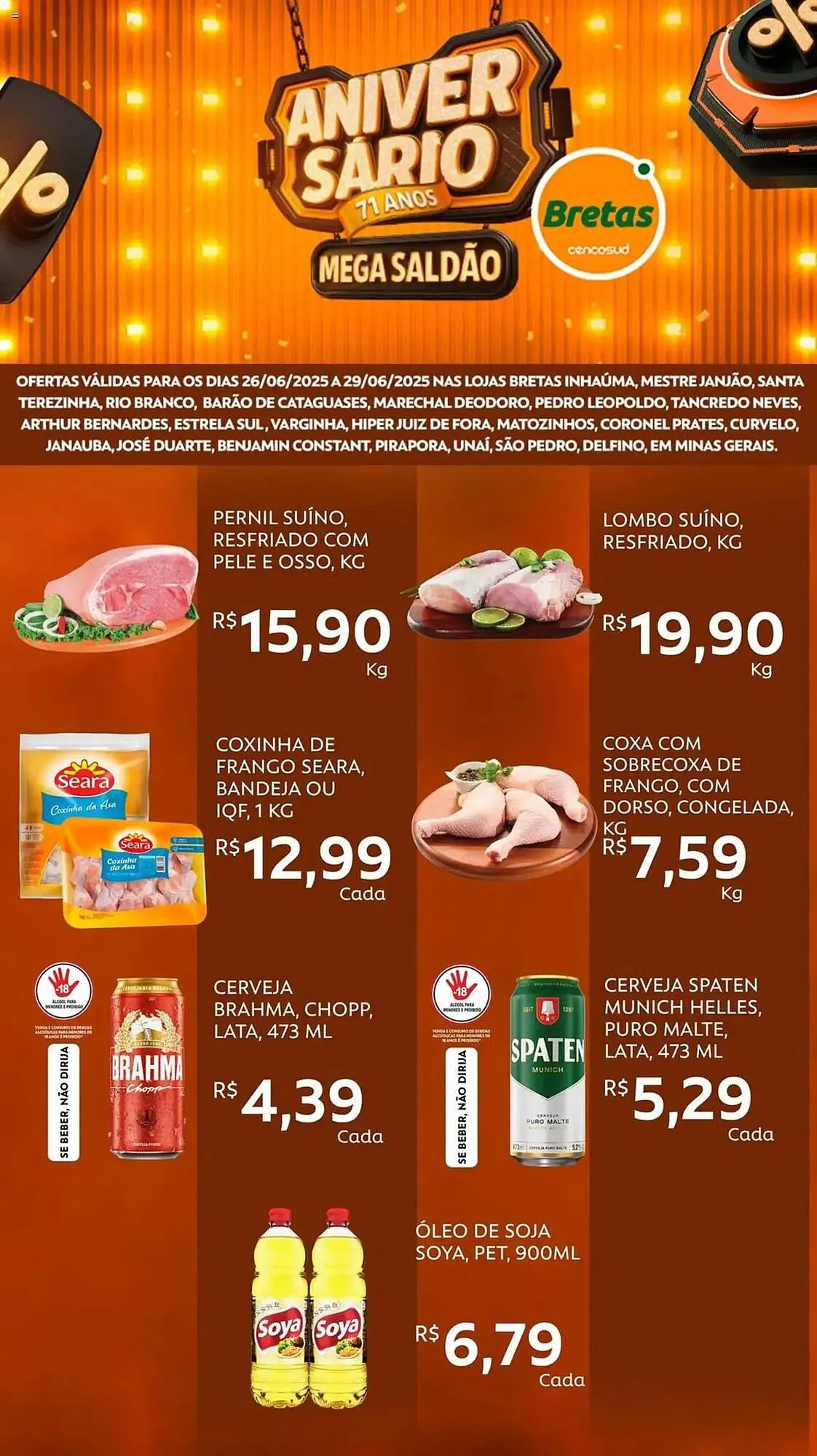 Encarte de Catálogo Supermercados Bretas 26 de junho até 29 de junho 2025 - Pagina 7
