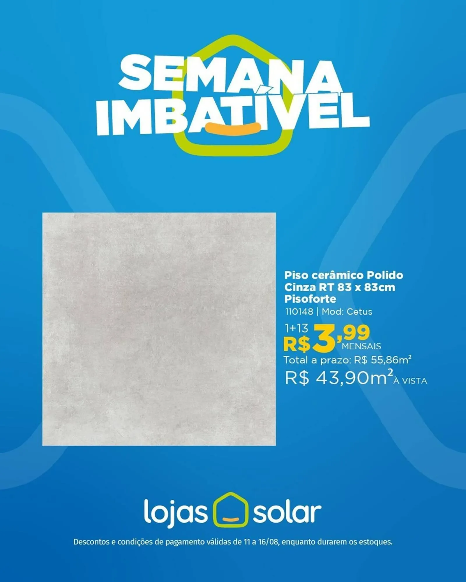 Encarte de Catálogo Lojas Solar 11 de agosto até 16 de agosto 2025 - Pagina 1