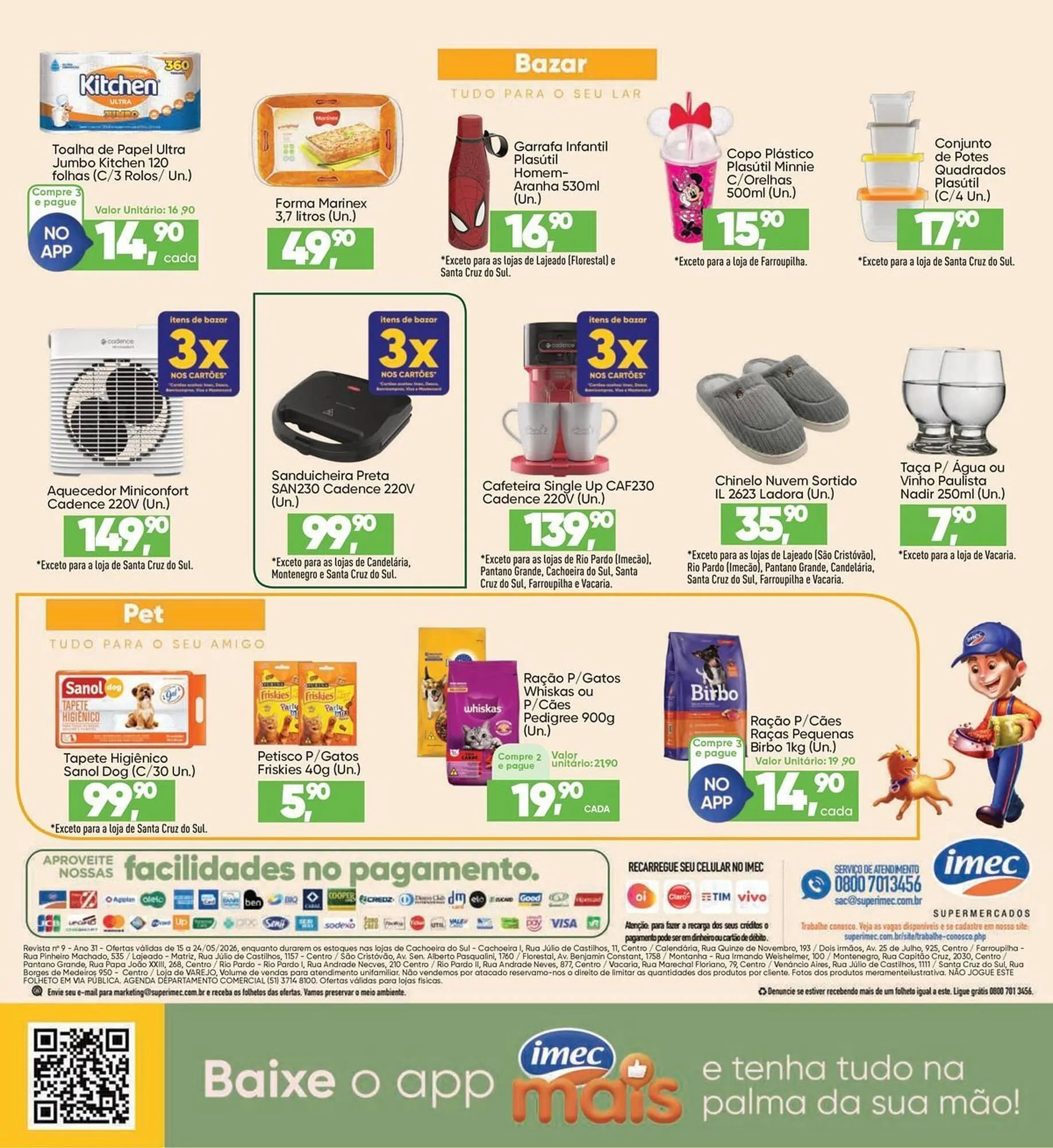 Encarte de Catálogo Imec Supermercados 15 de maio até 24 de maio 2026 - Pagina 16