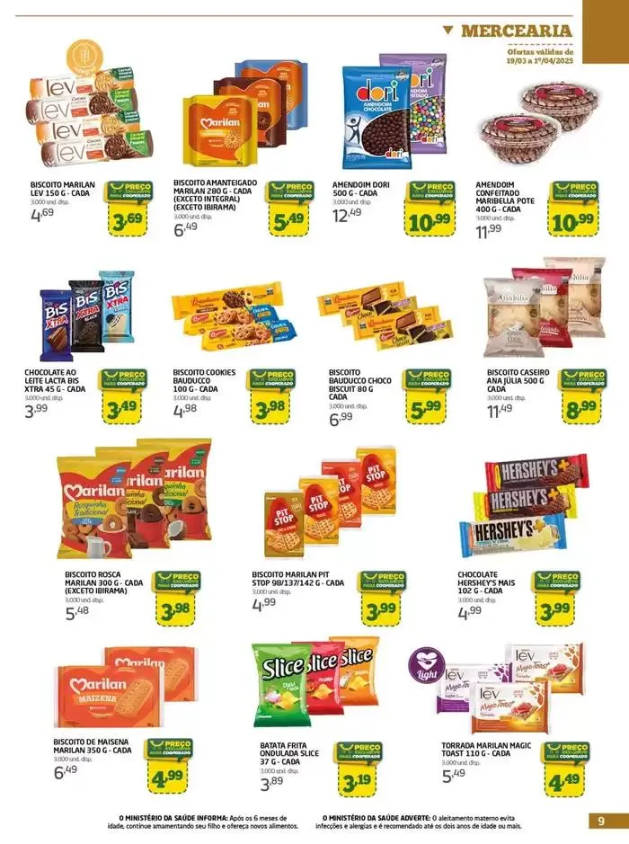 Encarte de Quinzenal Super 19 de março até 19 de abril 2025 - Pagina 9