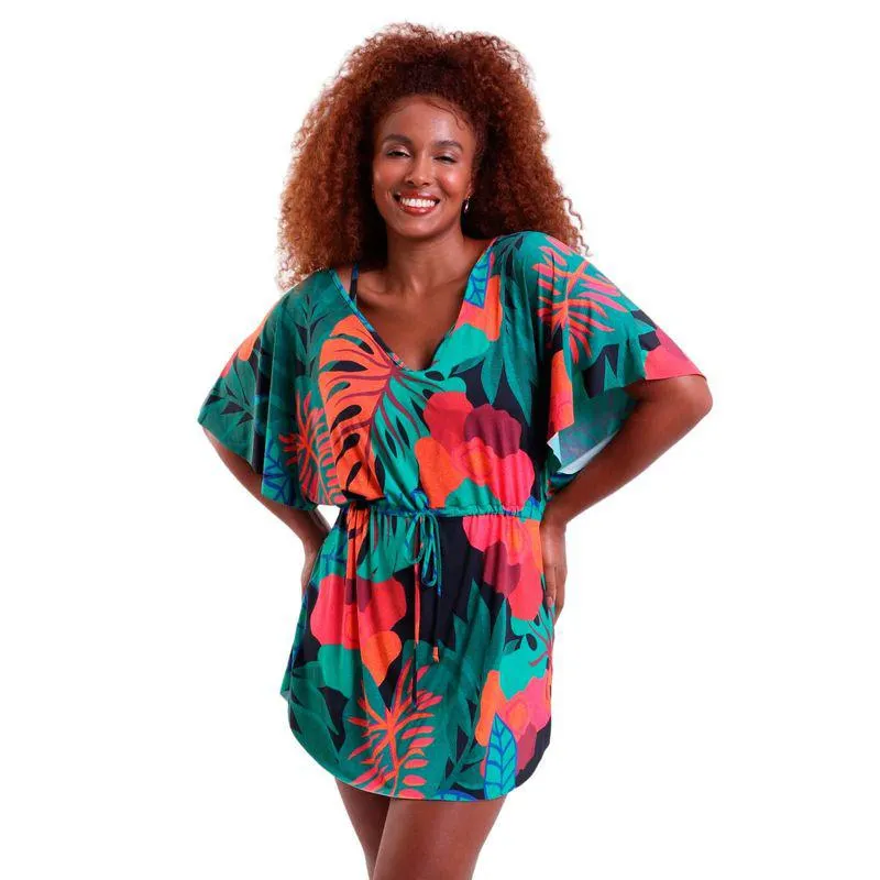 Vestido Fluxy Amplo Com Amarração Cerrado