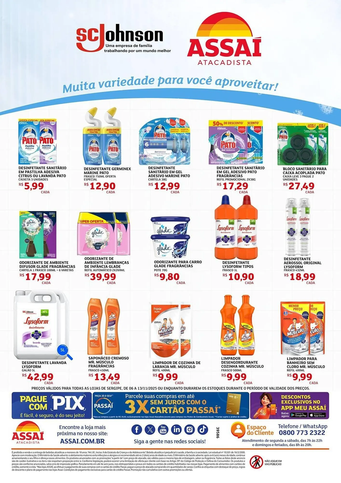 Encarte de Encarte Assaí Atacadista 8 de novembro até 13 de novembro 2025 - Pagina 2