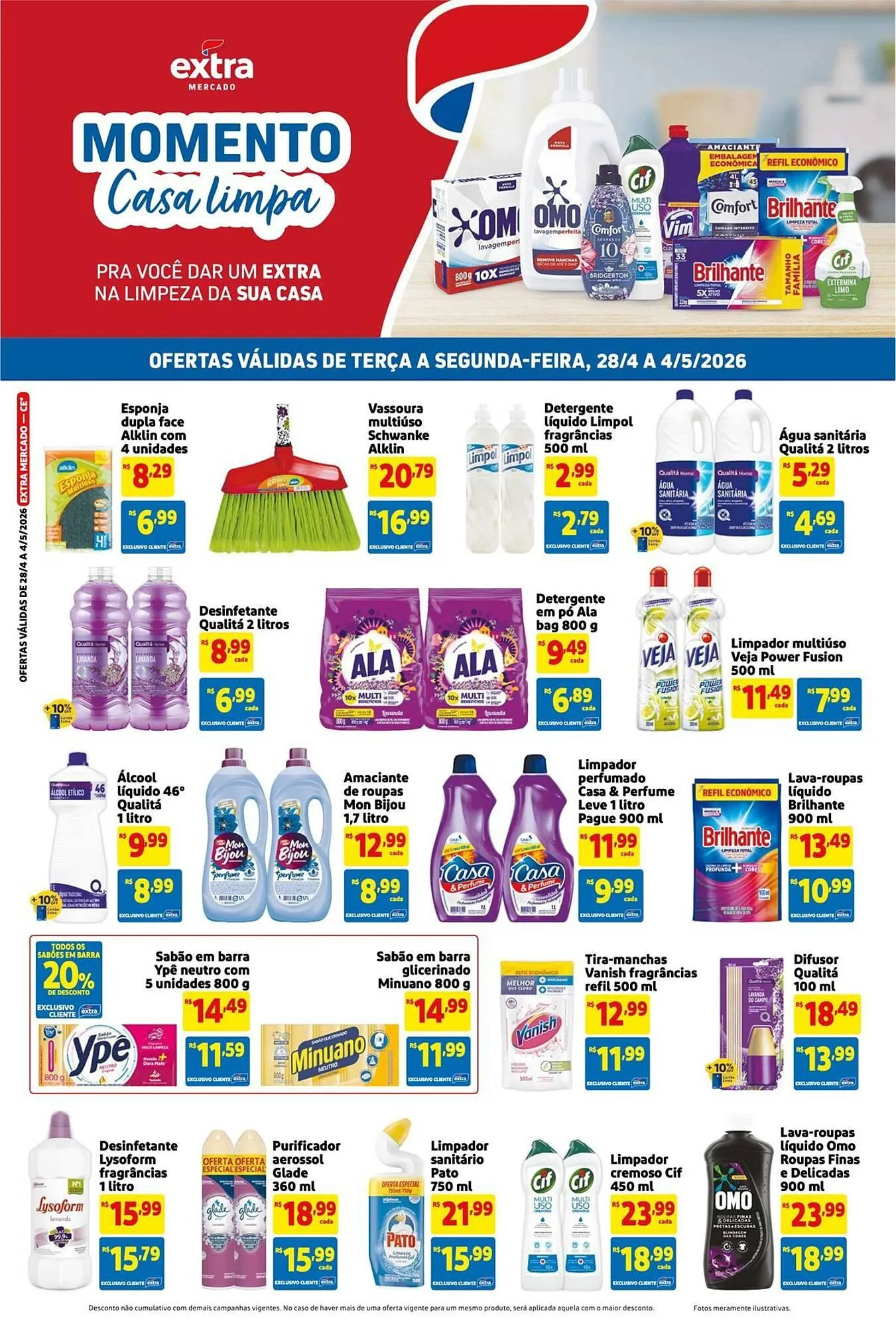 Encarte de Encarte Mercado Extra 28 de abril até 4 de maio 2026 - Pagina 3