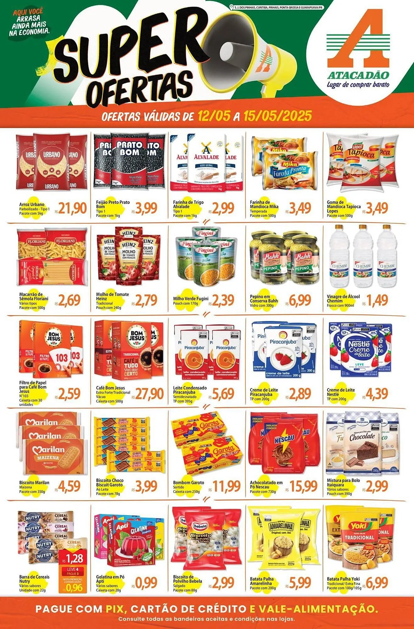 Encarte de Catálogo Atacadão 12 de maio até 15 de maio 2025 - Pagina 1