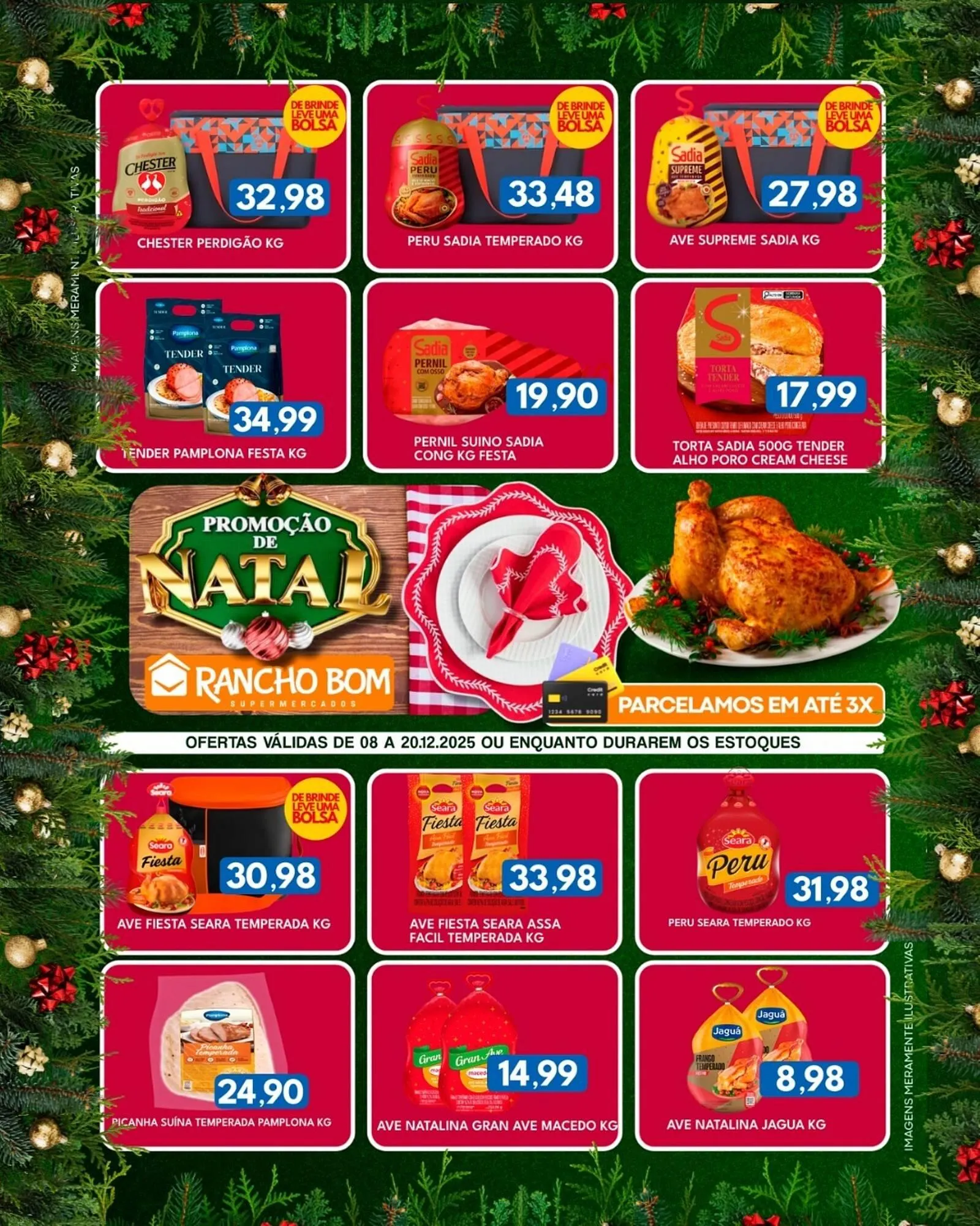 Encarte de Catálogo Rancho Bom Supermercados 8 de dezembro até 20 de dezembro 2025 - Pagina 1