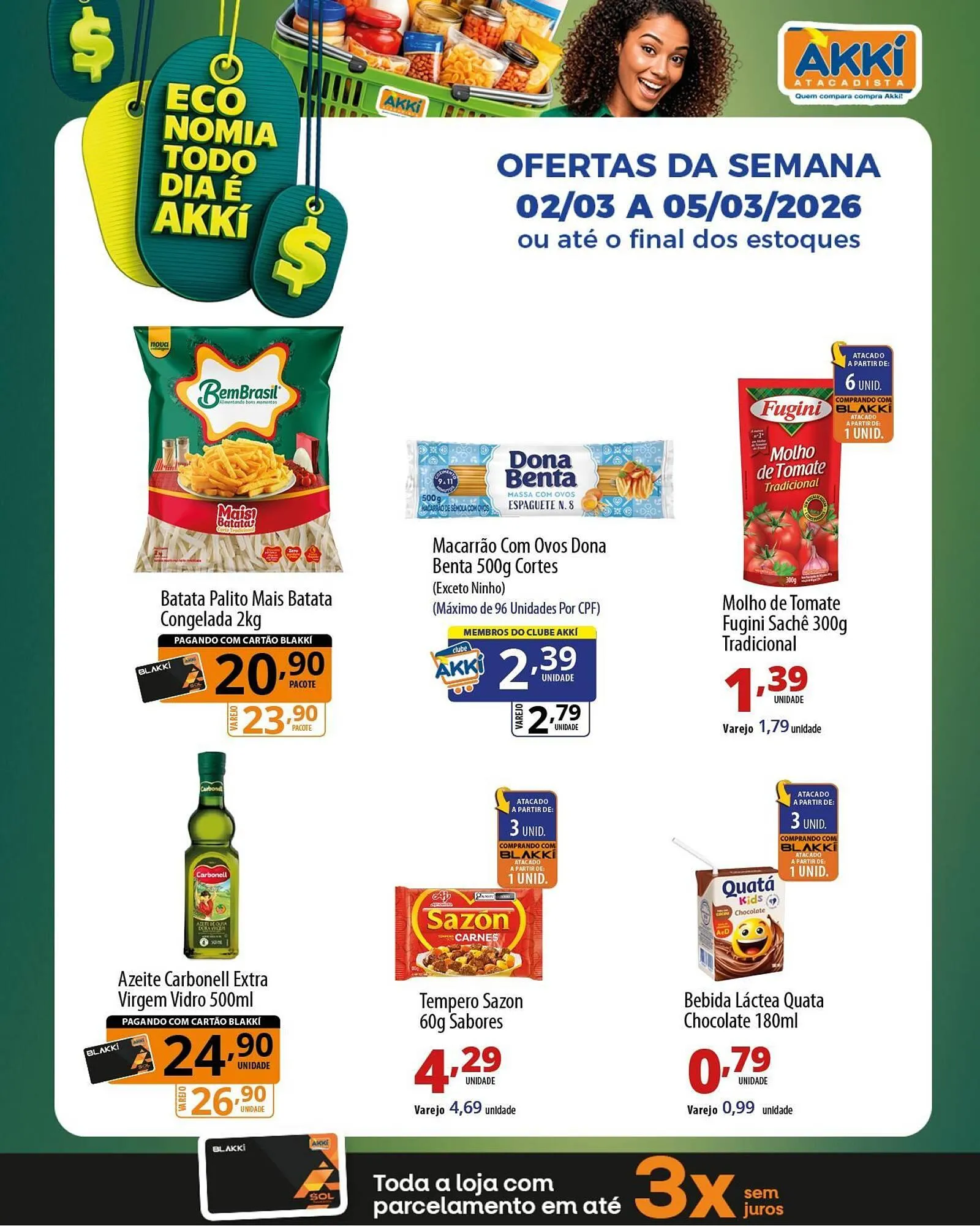 Encarte de Folheto Akki Atacadista 2 de março até 5 de março 2026 - Pagina 3