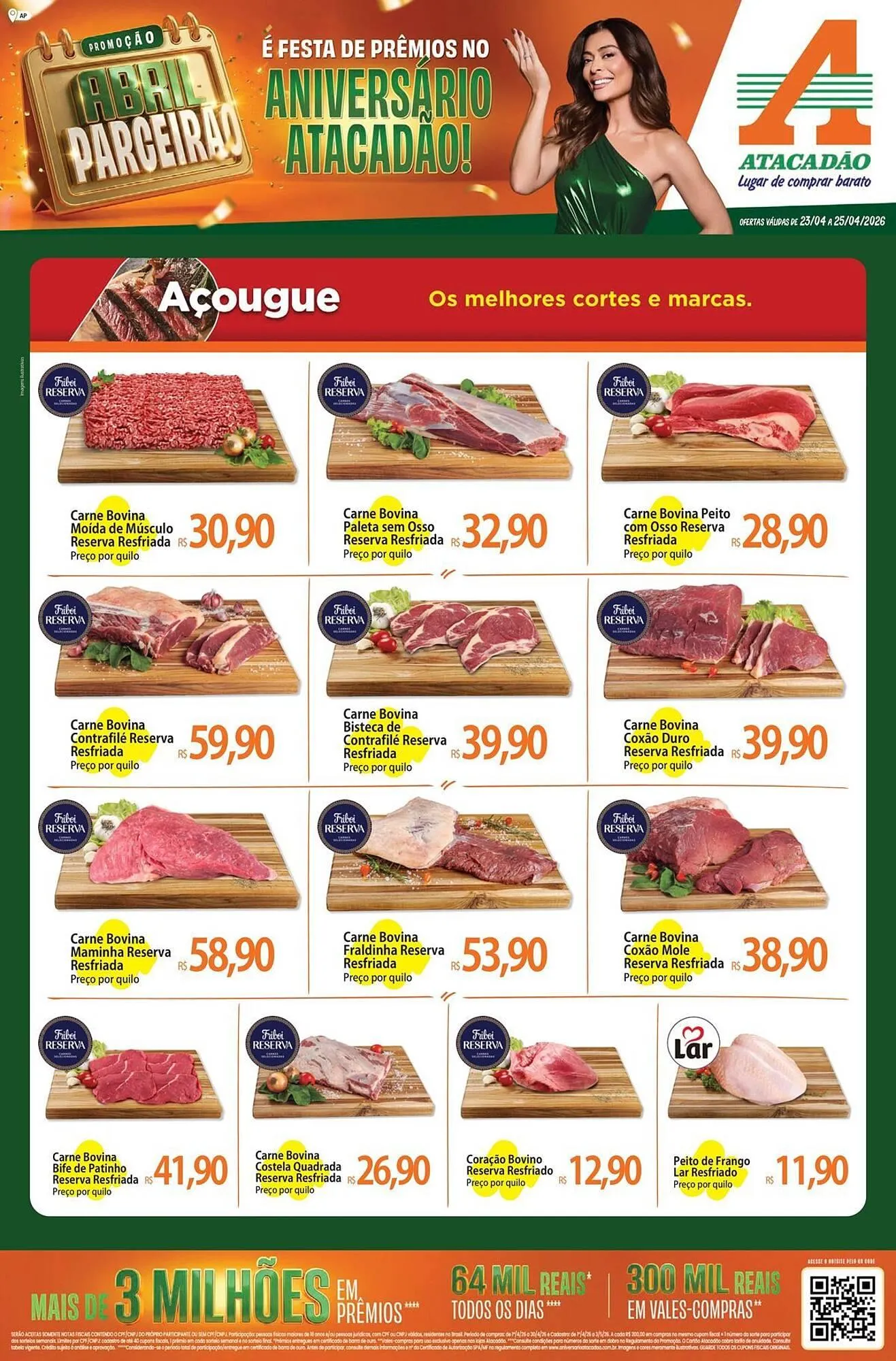 Encarte de Folheto Atacadão 24 de abril até 25 de abril 2026 - Pagina 1