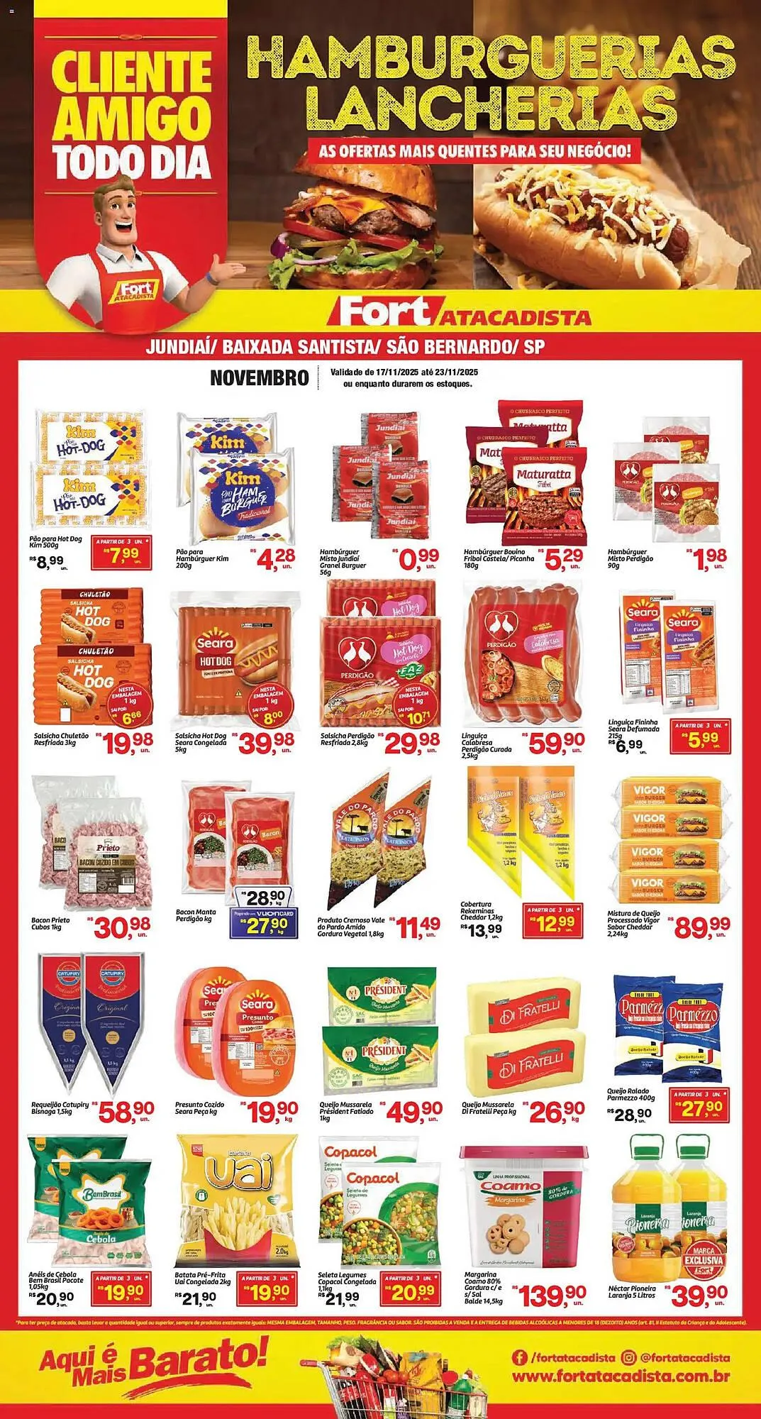 Encarte de Tabloide Fort Atacadista 17 de novembro até 23 de novembro 2025 - Pagina 1