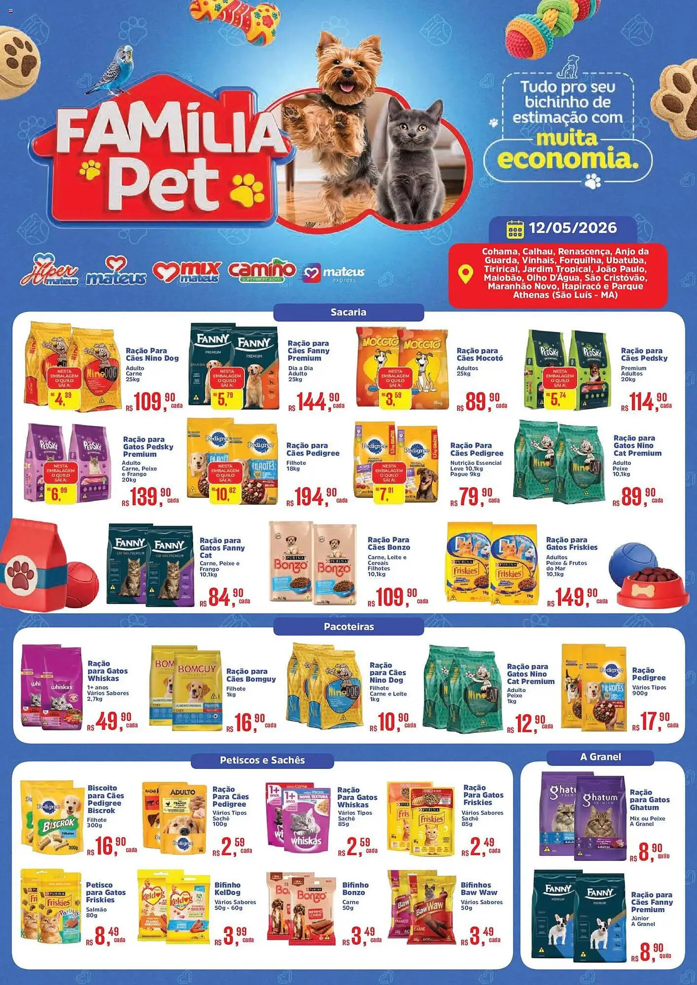 Encarte de Catálogo Supermercados Mateus 12 de maio até 12 de maio 2026 - Pagina 1
