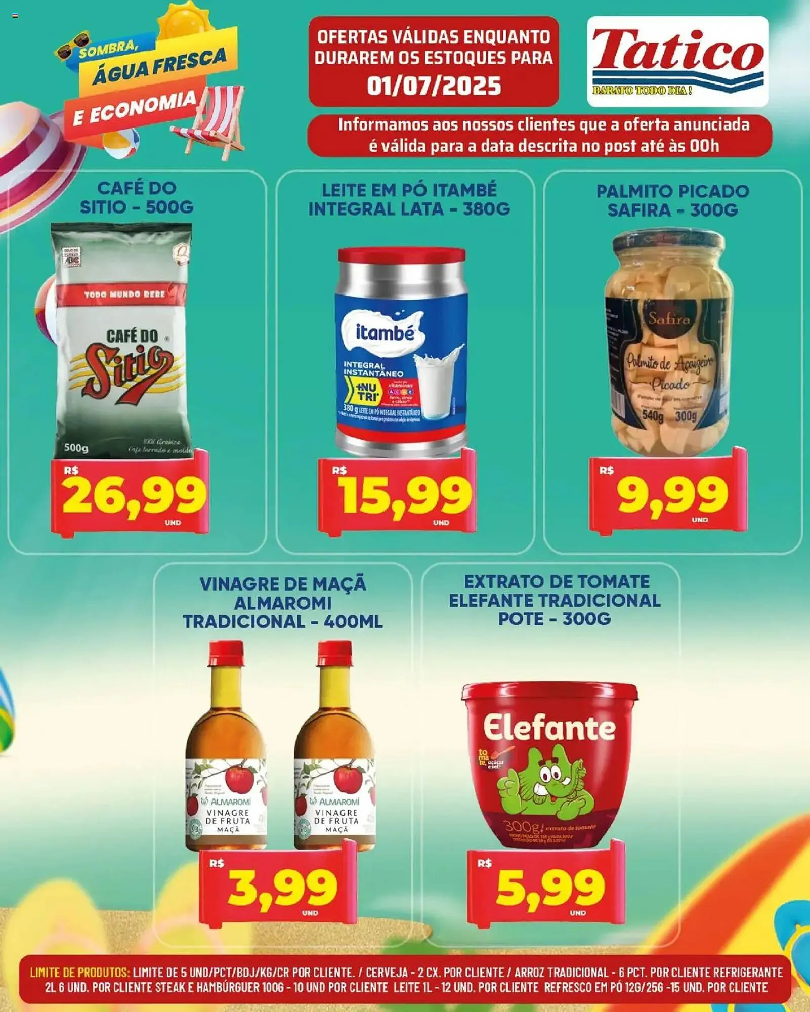 Encarte de Catálogo Tatico 1 de julho até 2 de julho 2025 - Pagina 3