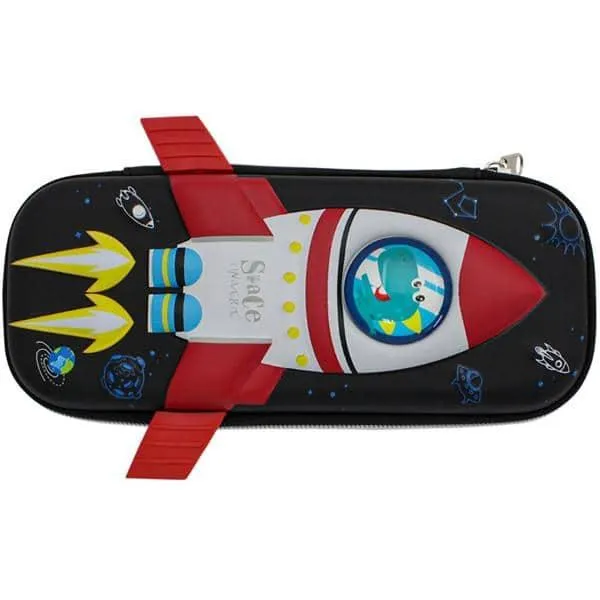 Estojo escolar Duplo, EVA, Foguete, 6819, Spiral - PT 1 UN