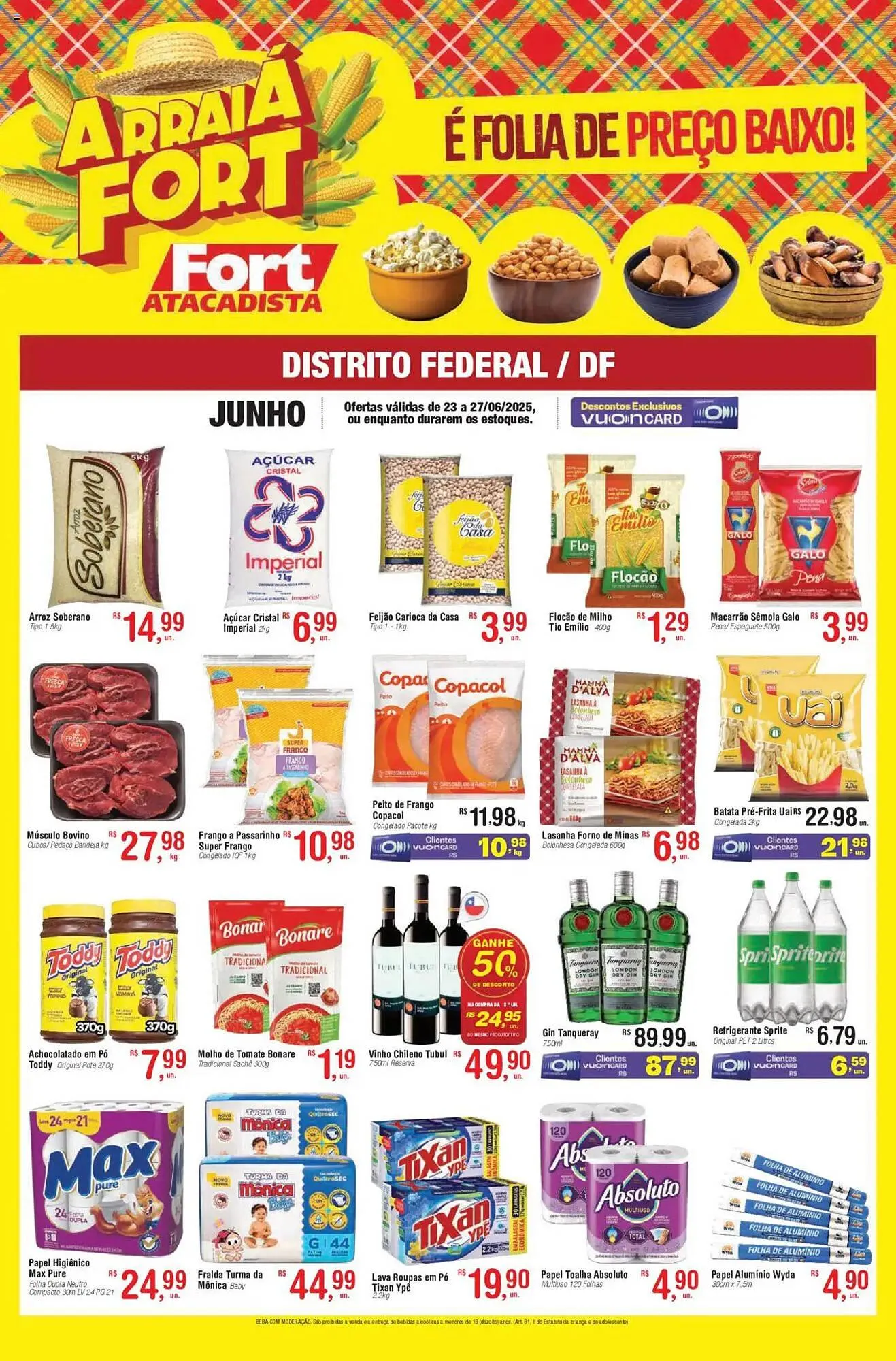 Encarte de Catálogo Fort Atacadista 23 de junho até 27 de junho 2025 - Pagina 1