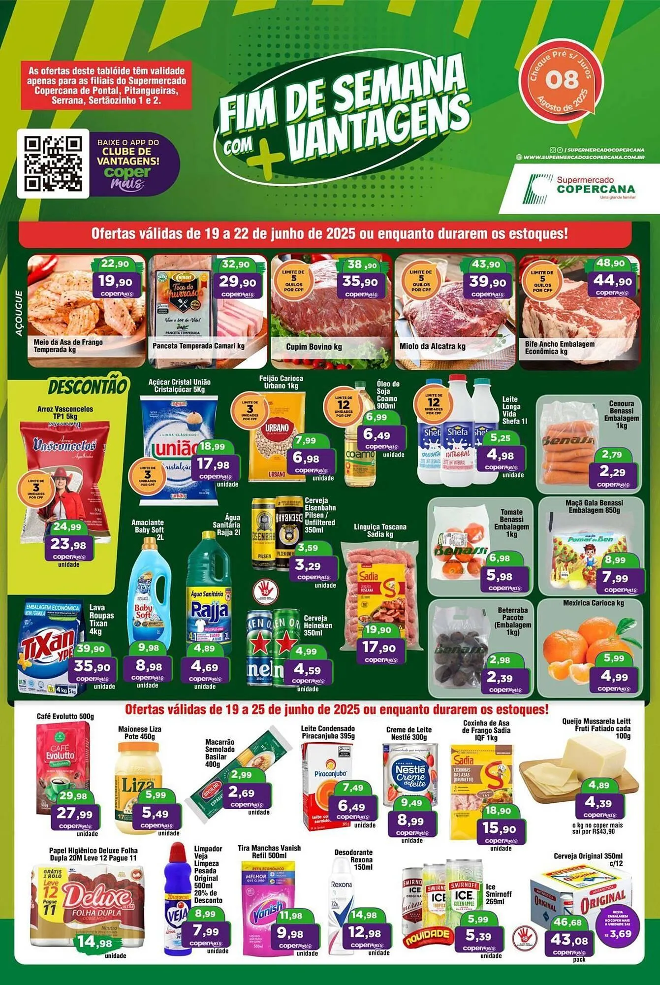Encarte de Catálogo Copercana 19 de junho até 25 de junho 2025 - Pagina 1
