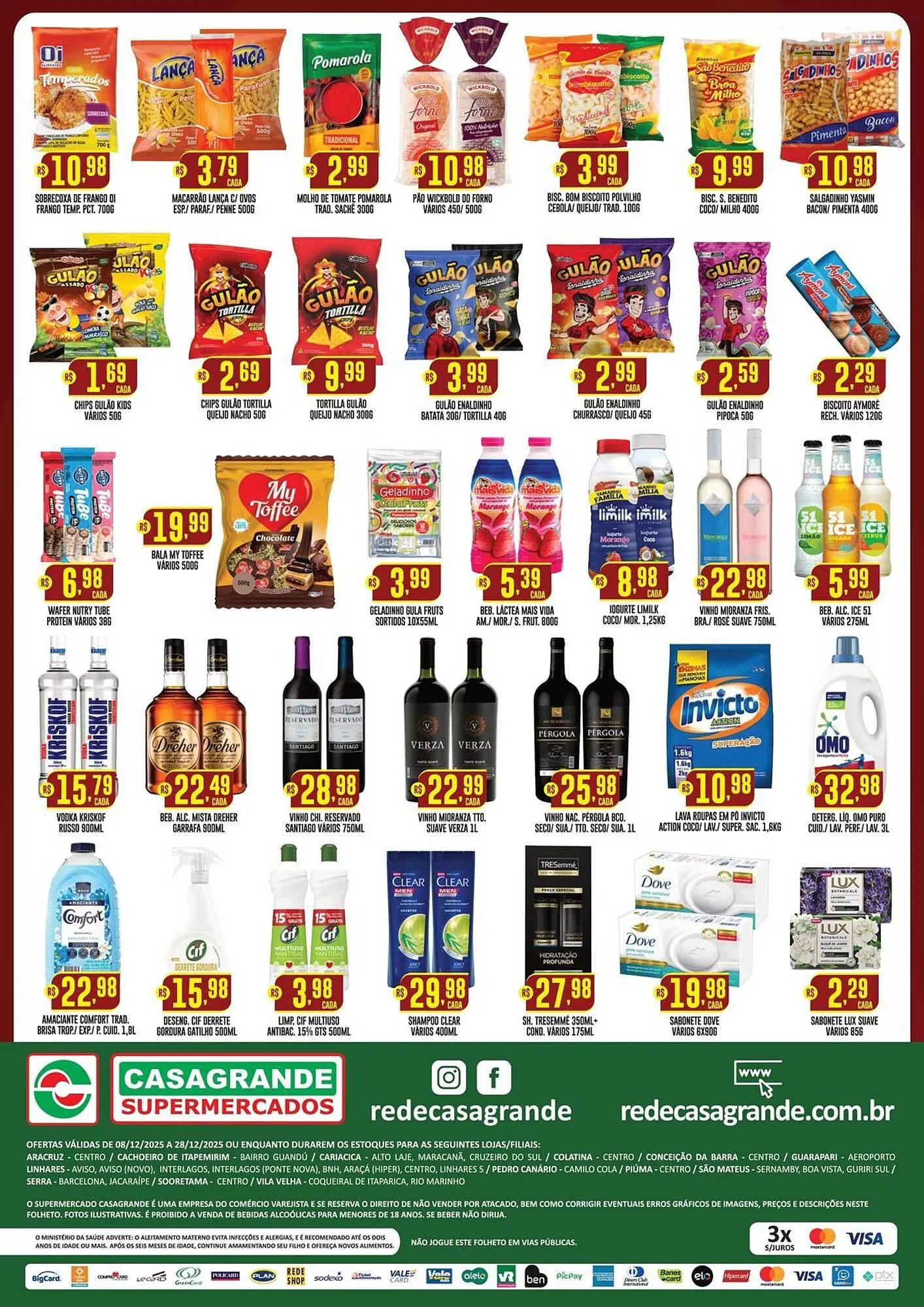 Encarte de Catálogo Casagrande Supermercados 9 de dezembro até 28 de dezembro 2025 - Pagina 2