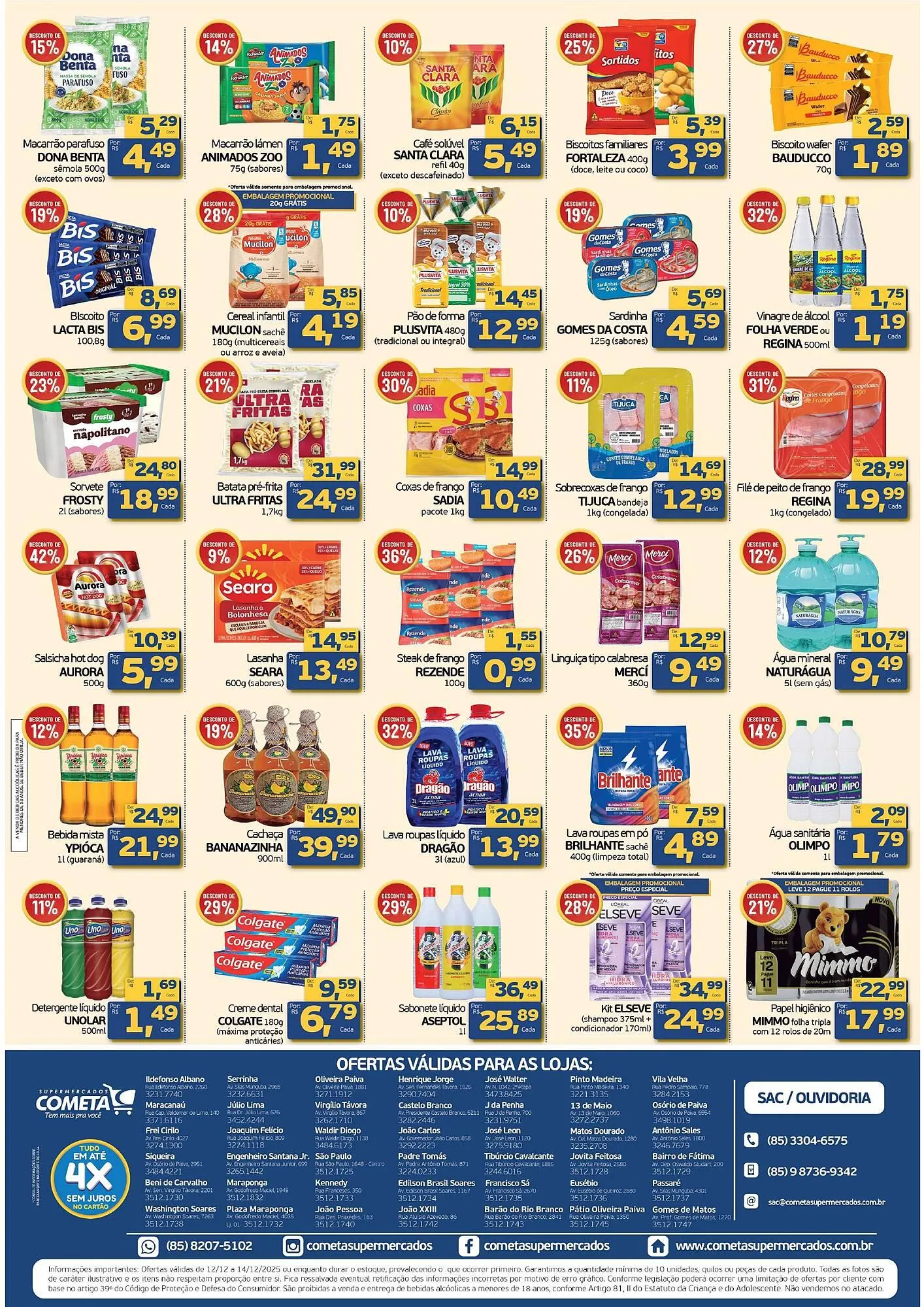 Encarte de Encarte Cometa Supermercados 12 de dezembro até 14 de dezembro 2025 - Pagina 2