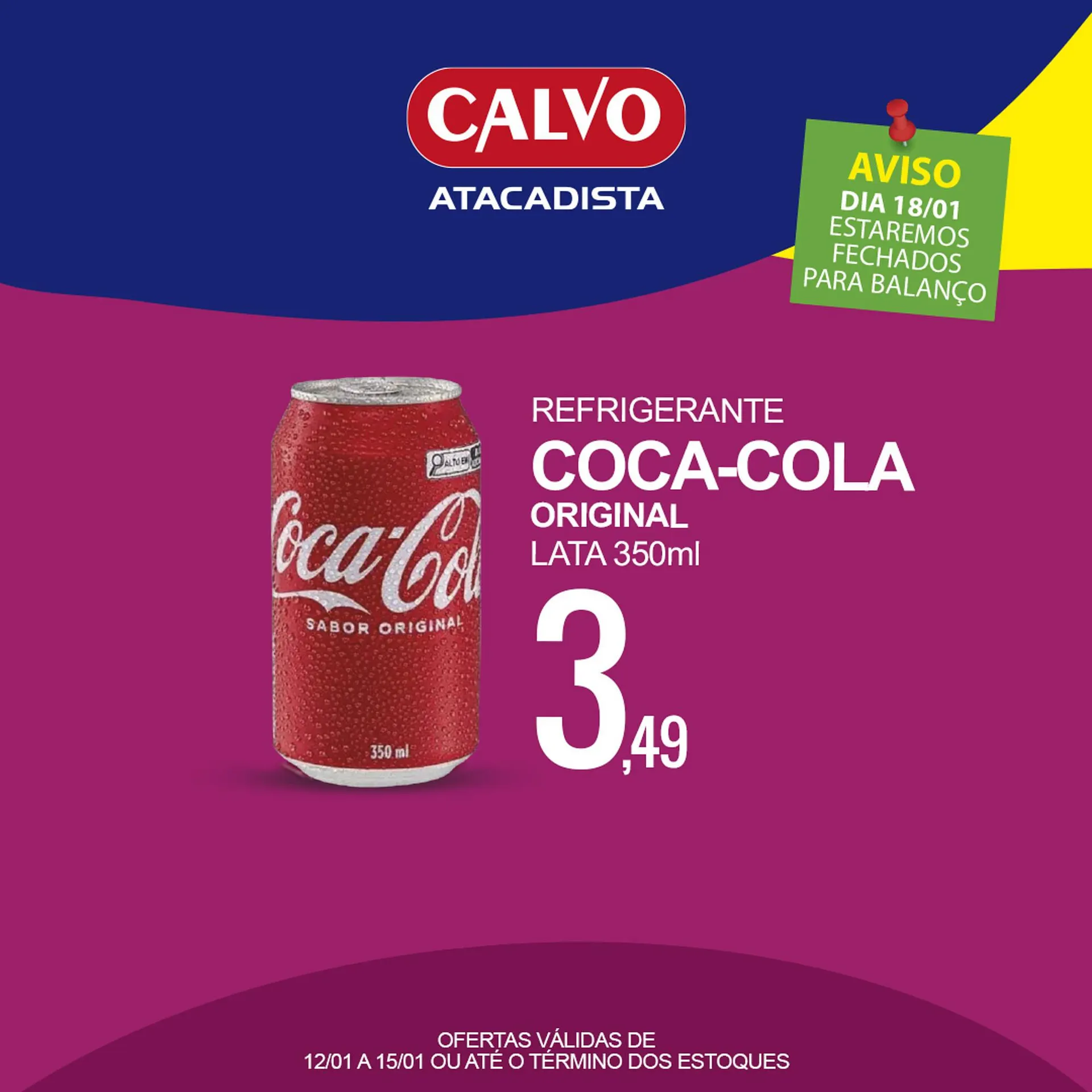 Encarte de Folheto Calvo Atacadista 13 de janeiro até 15 de janeiro 2026 - Pagina 2