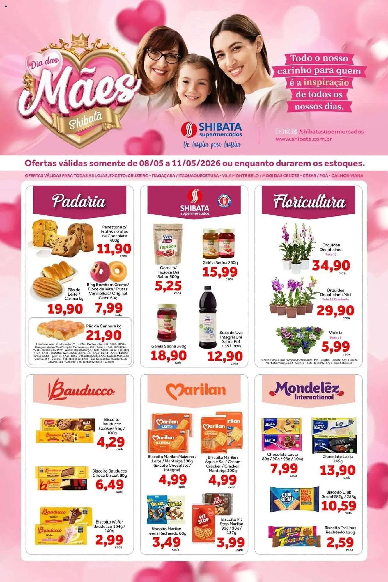 Encarte de Folheto Shibata Supermercados 8 de maio até 11 de maio 2026 - Pagina 1