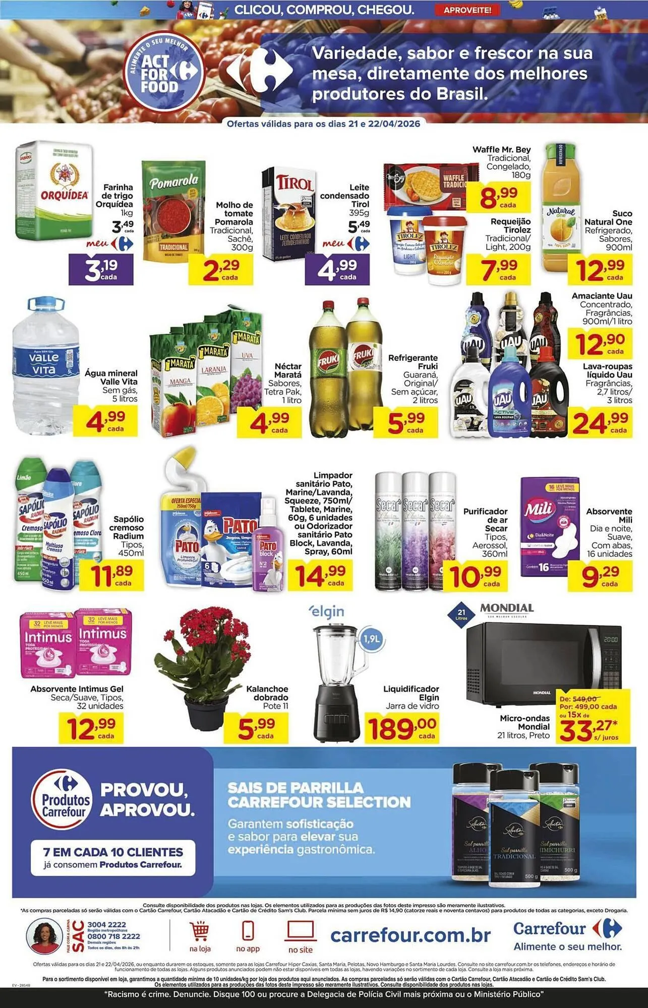Encarte de Folheto Carrefour 21 de abril até 22 de abril 2026 - Pagina 3