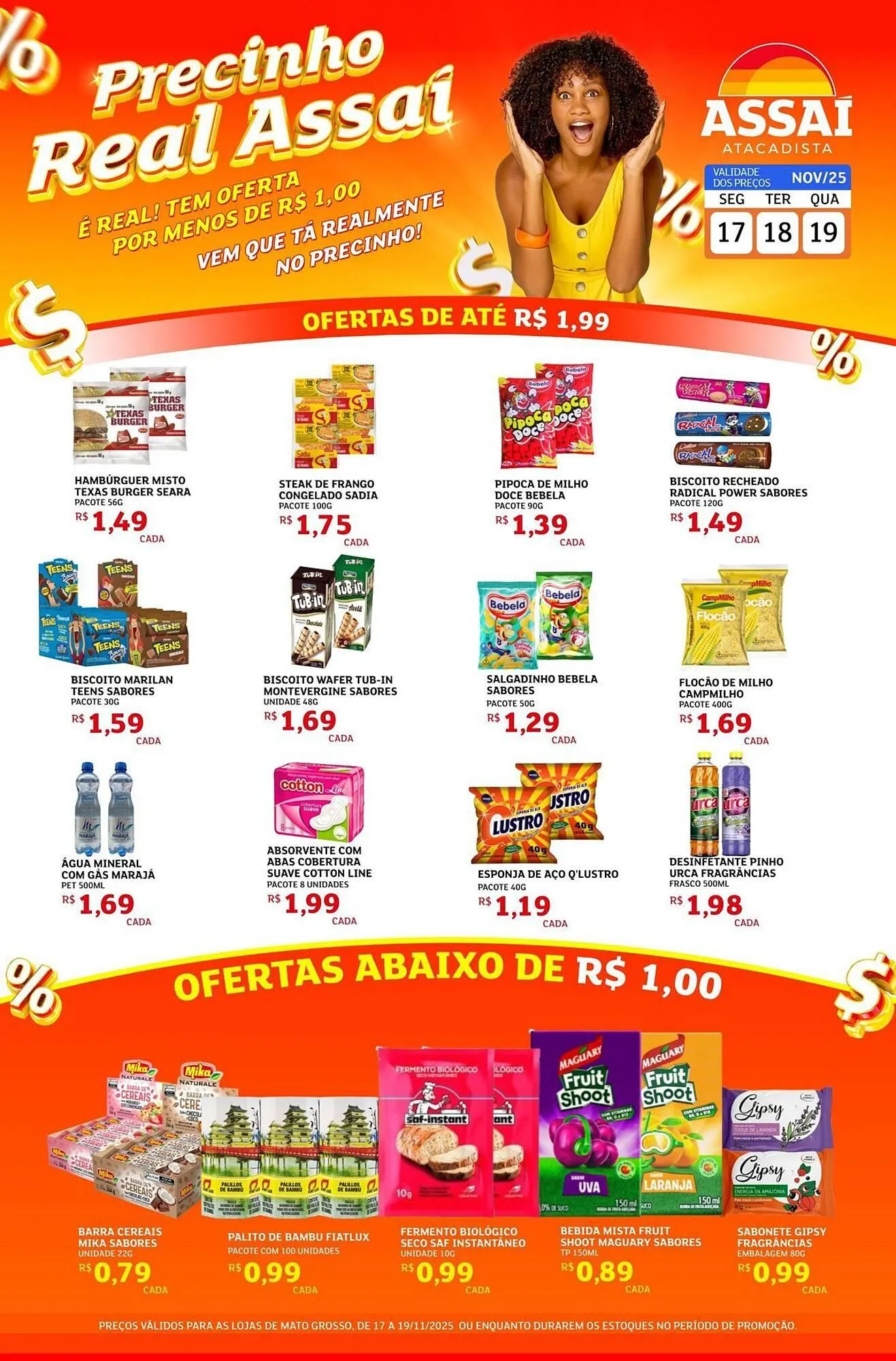Encarte de Encarte Assaí Atacadista 17 de novembro até 19 de novembro 2025 - Pagina 1