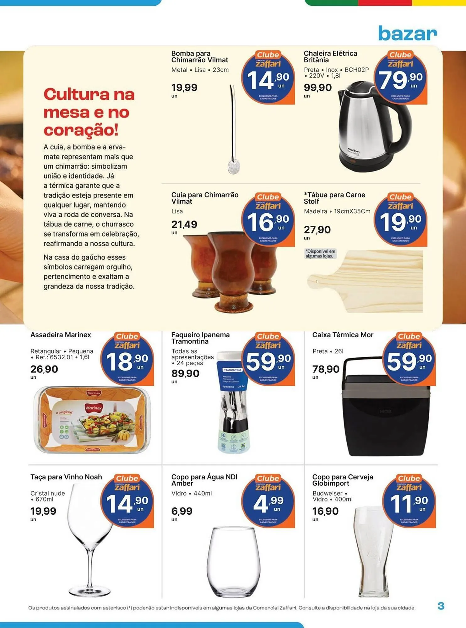 Encarte de Encarte Comercial Zaffari 12 de setembro até 21 de setembro 2025 - Pagina 3
