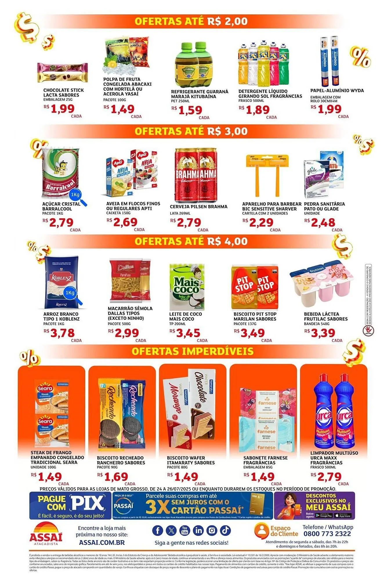 Encarte de Catálogo Assaí Atacadista 24 de julho até 26 de julho 2025 - Pagina 2