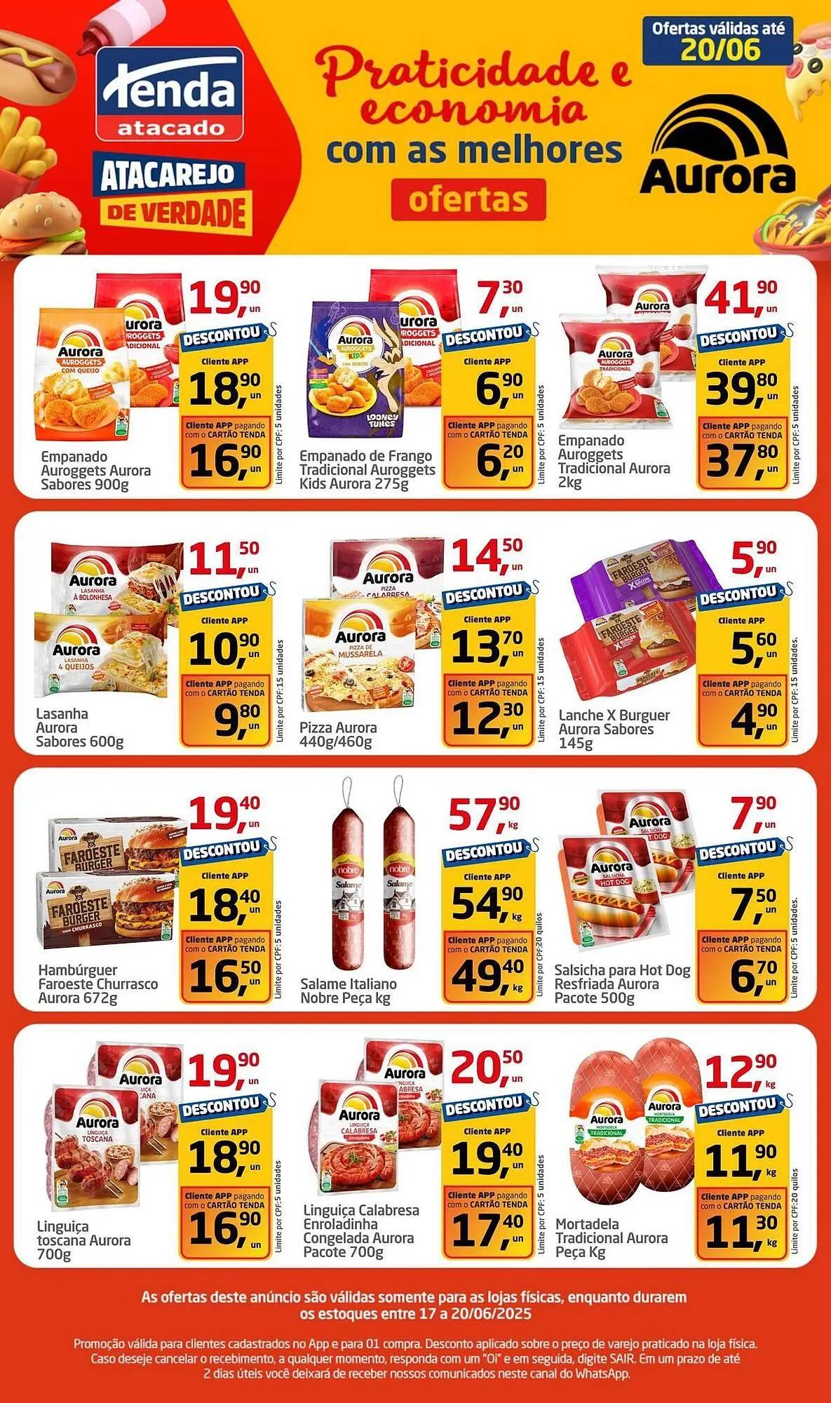 Encarte de Catálogo Tenda Atacado 17 de junho até 20 de junho 2025 - Pagina 1