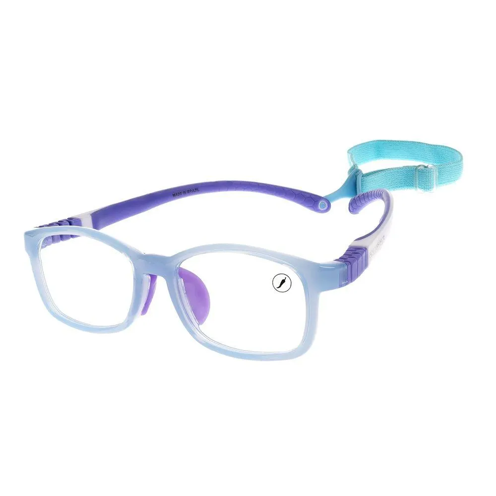 Armação Para Óculos de Grau Infantil Unissex Chilli Beans Superflex Lilás - LV.KD.0019.0812 U