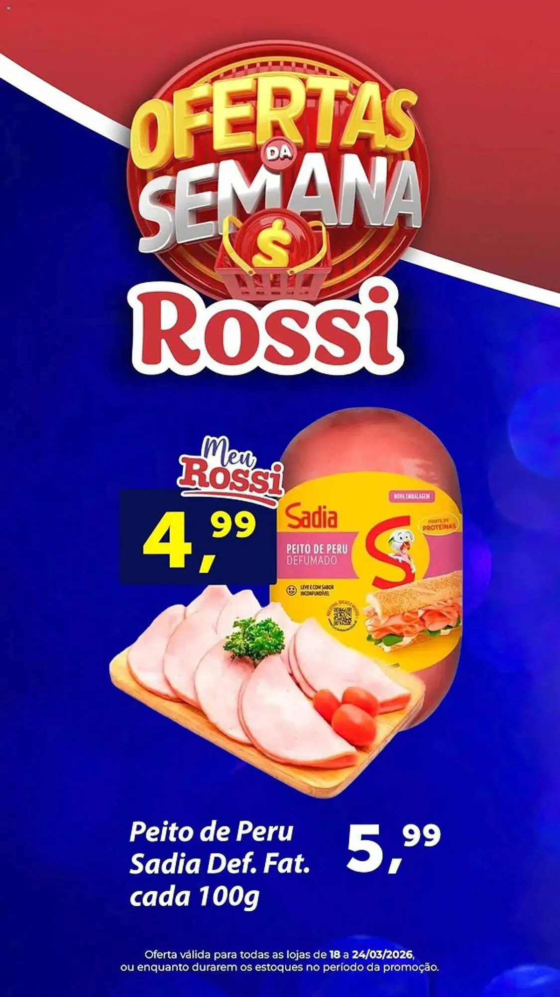 Encarte de Folheto Rossi Supermercado 18 de março até 24 de março 2026 - Pagina 2