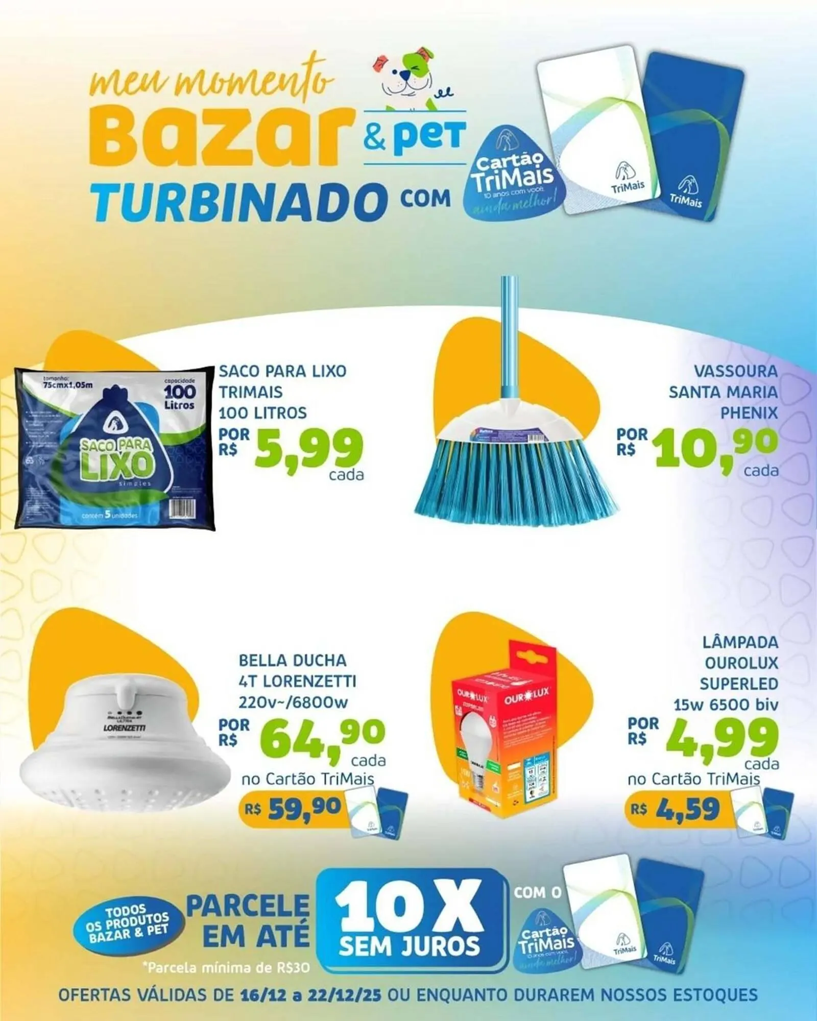 Encarte de Catálogo Trimais Supermercado 16 de dezembro até 22 de dezembro 2025 - Pagina 1