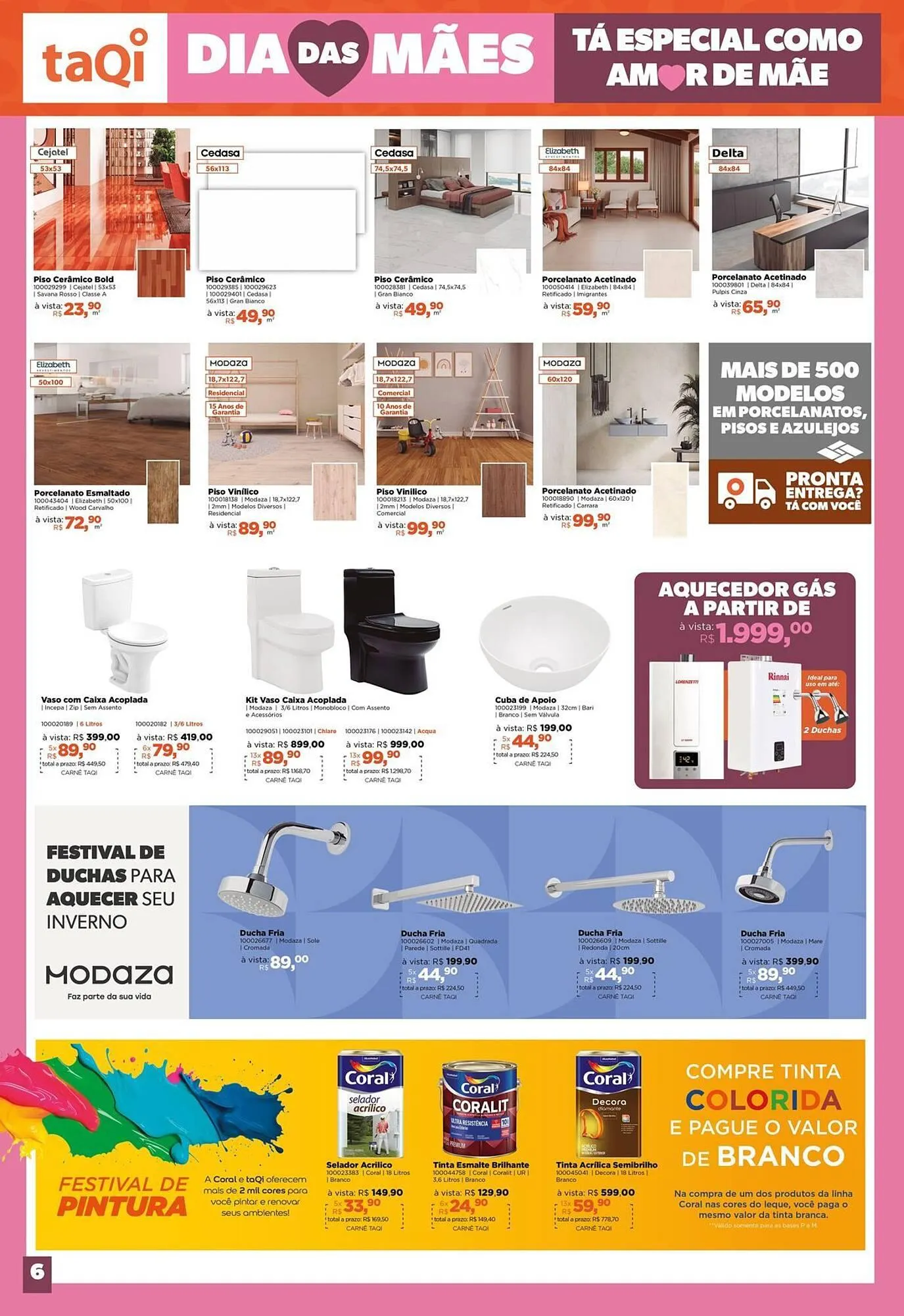 Encarte de Catálogo Lojas TaQi 29 de abril até 11 de maio 2025 - Pagina 6