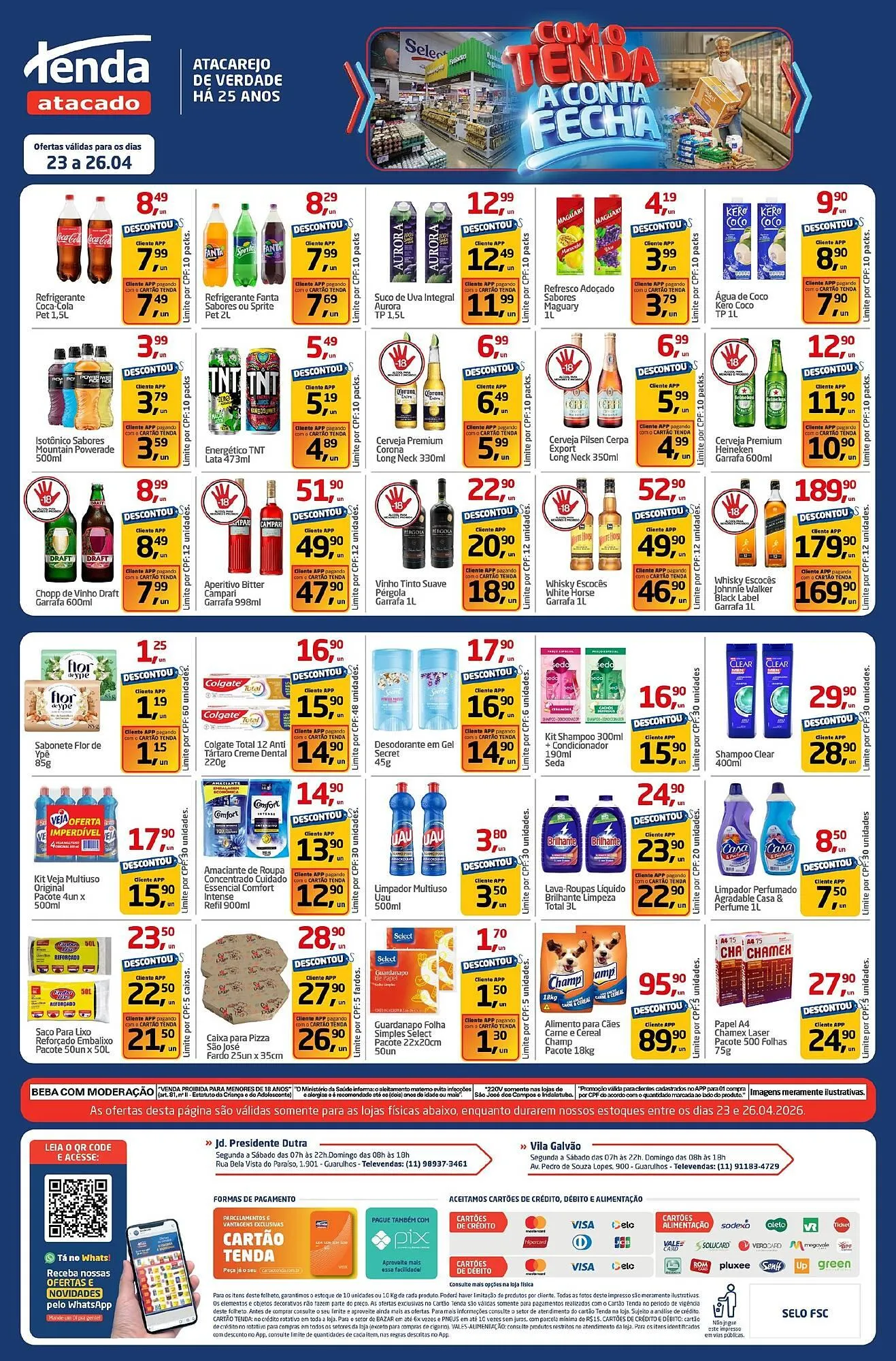 Encarte de Folheto Tenda Atacado 23 de abril até 26 de abril 2026 - Pagina 4