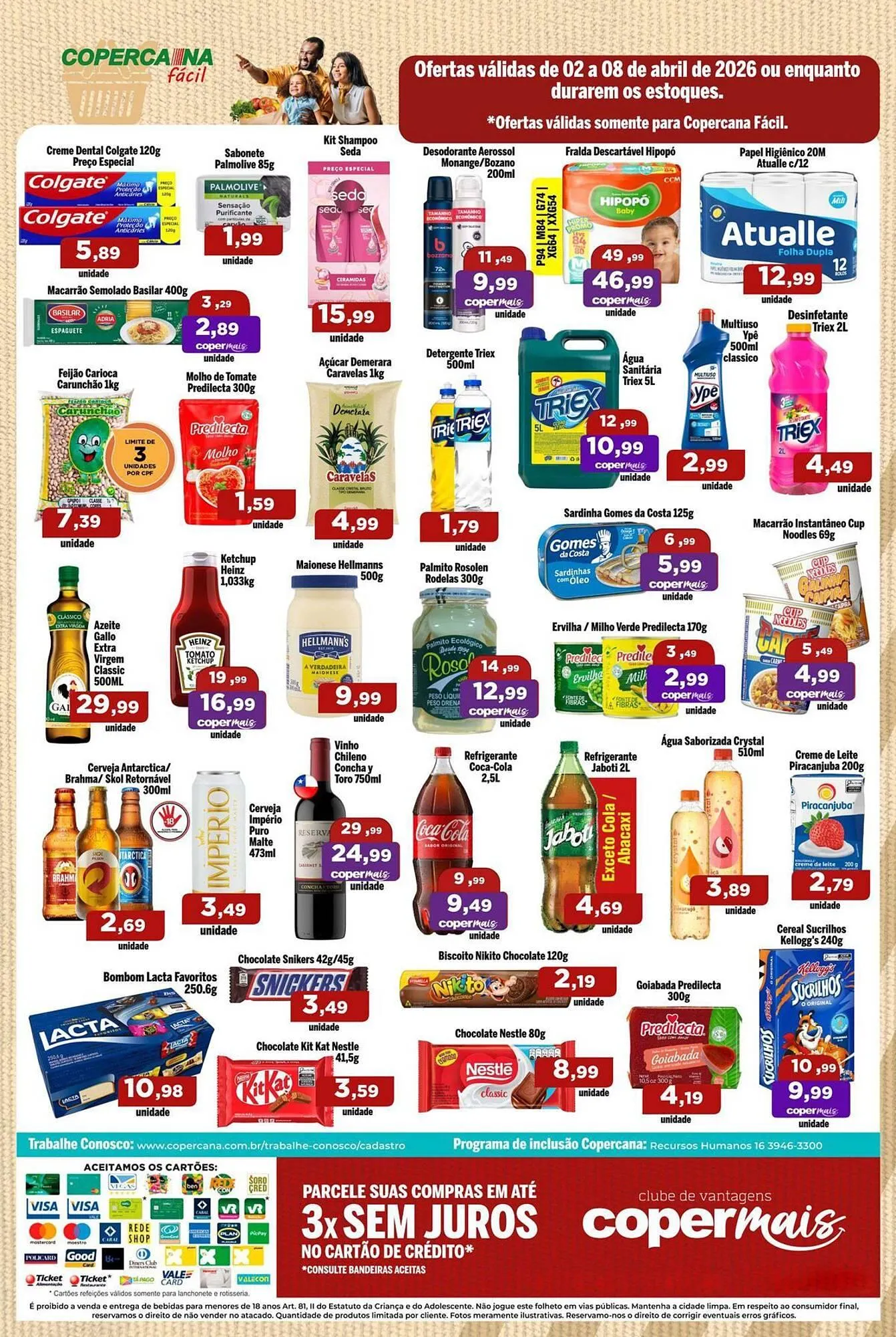 Encarte de Tabloide Copercana 2 de abril até 8 de abril 2026 - Pagina 2