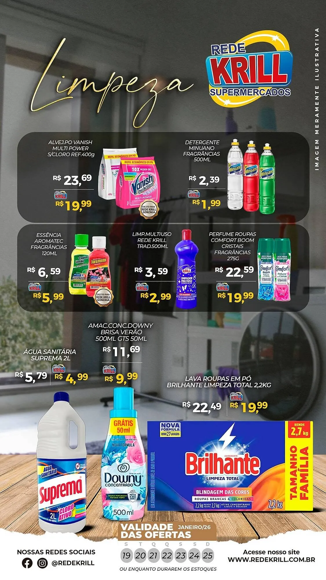Encarte de Folheto Rede Krill 19 de janeiro até 25 de janeiro 2026 - Pagina 5