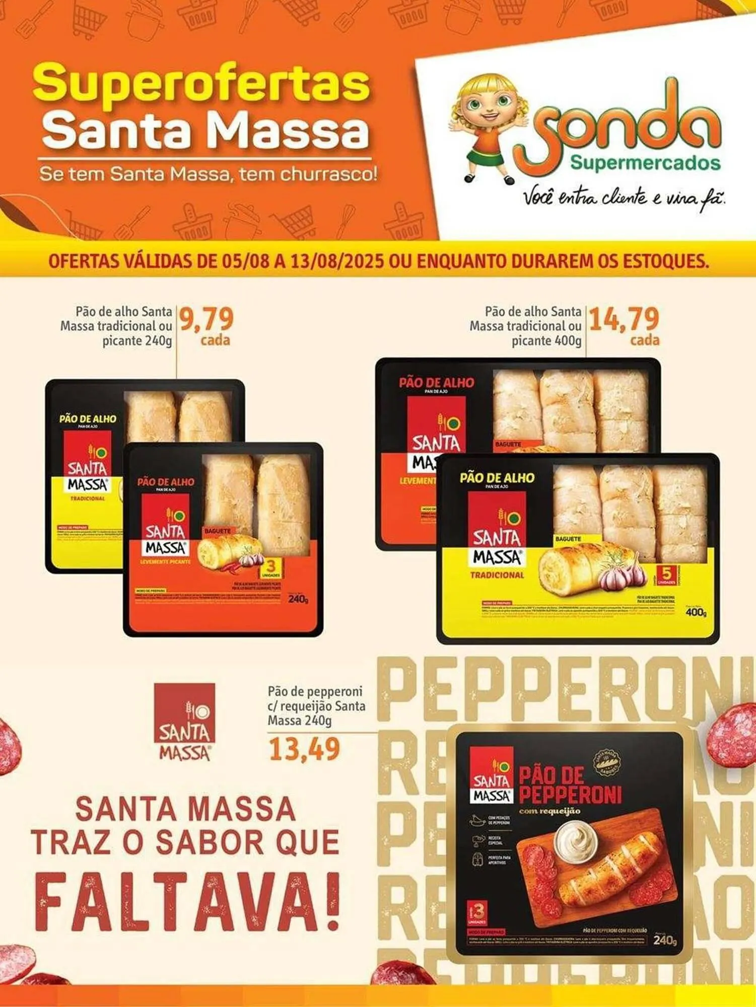 Encarte de Catálogo Sonda 5 de agosto até 13 de agosto 2025 - Pagina 1