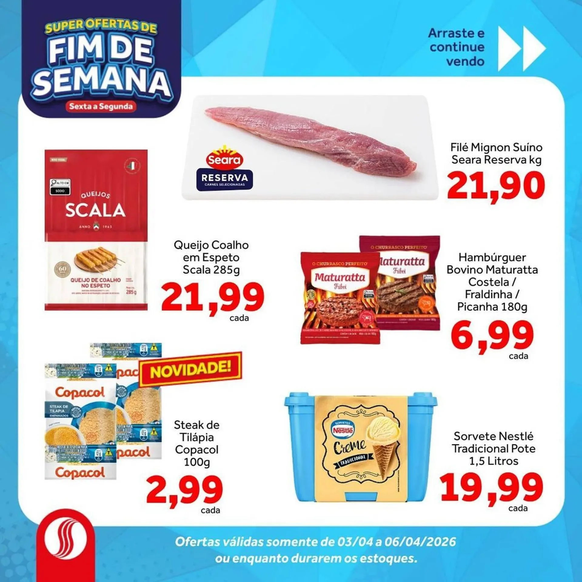 Encarte de Folheto Shibata Supermercados 3 de abril até 6 de abril 2026 - Pagina 3