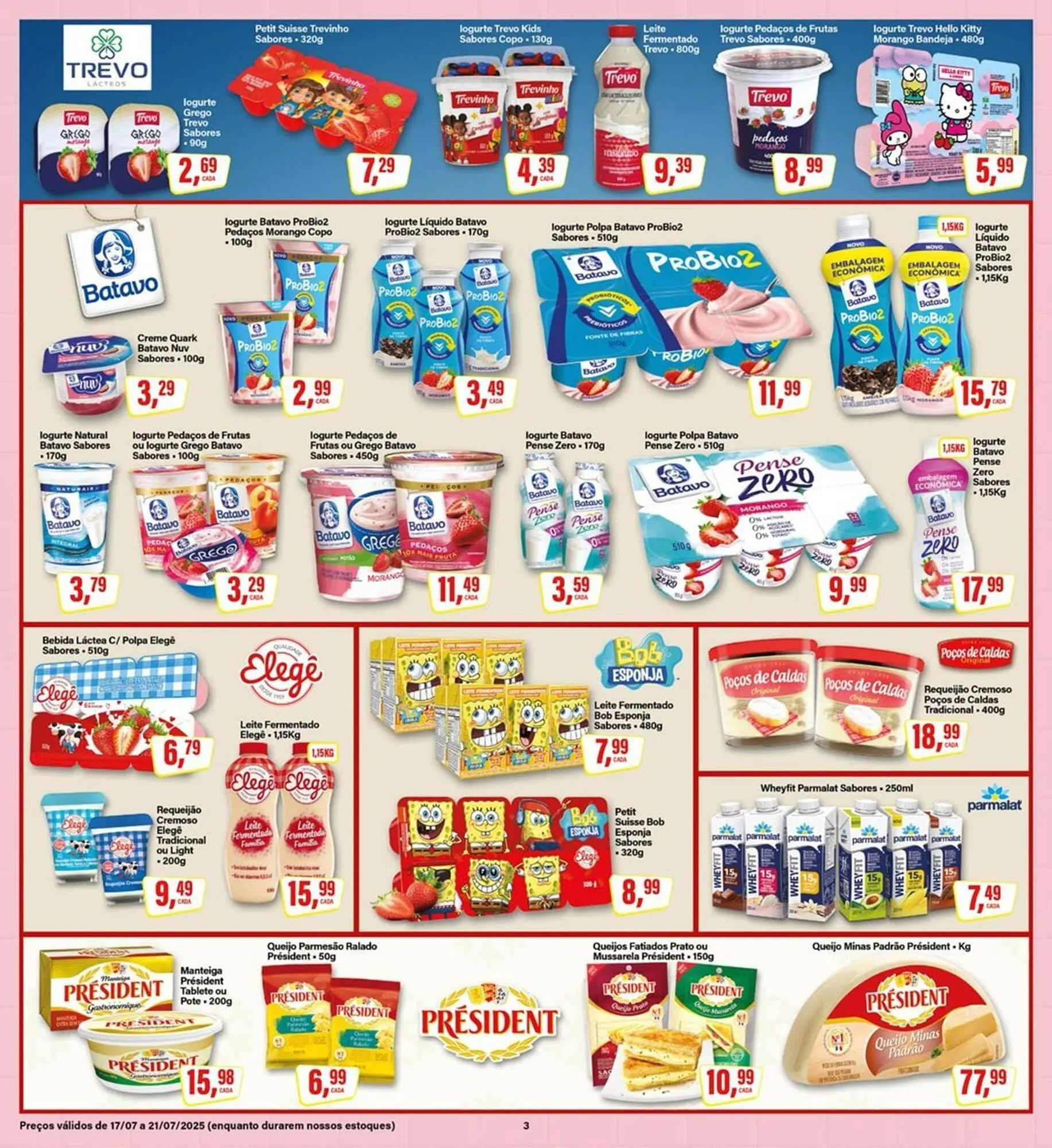 Encarte de Catálogo Rede Supermarket 17 de julho até 21 de julho 2025 - Pagina 3