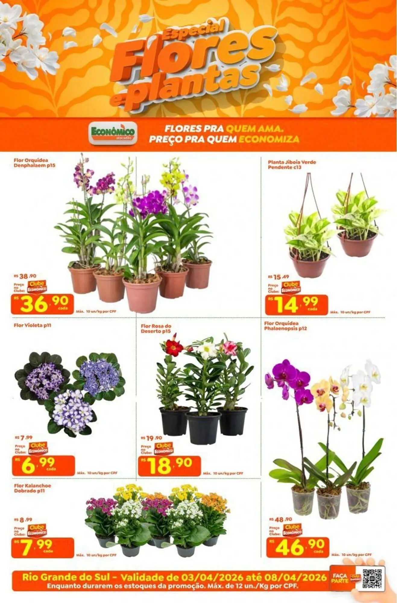 Encarte de Catálogo Econômico Atacadão 3 de abril até 8 de abril 2026 - Pagina 1