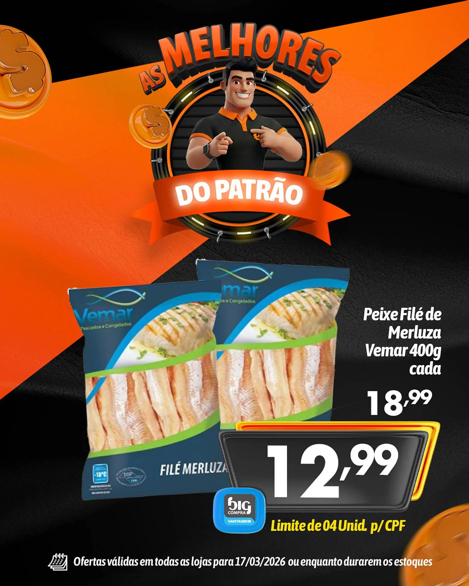 Encarte de Catálogo Supermercados Big Compra 17 de março até 17 de março 2026 - Pagina 4