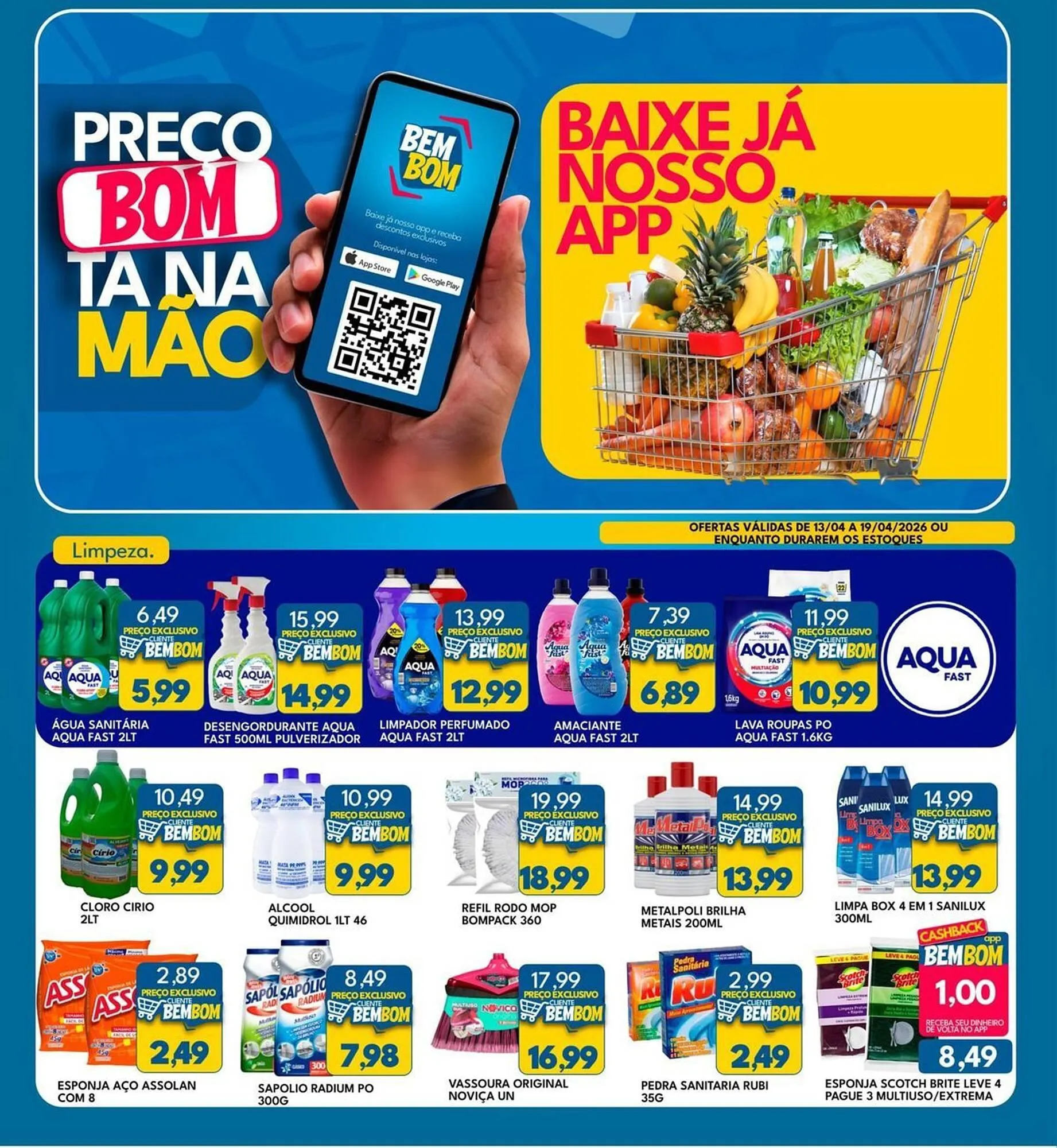 Encarte de Catálogo Rancho Bom Supermercados 13 de abril até 19 de abril 2026 - Pagina 6