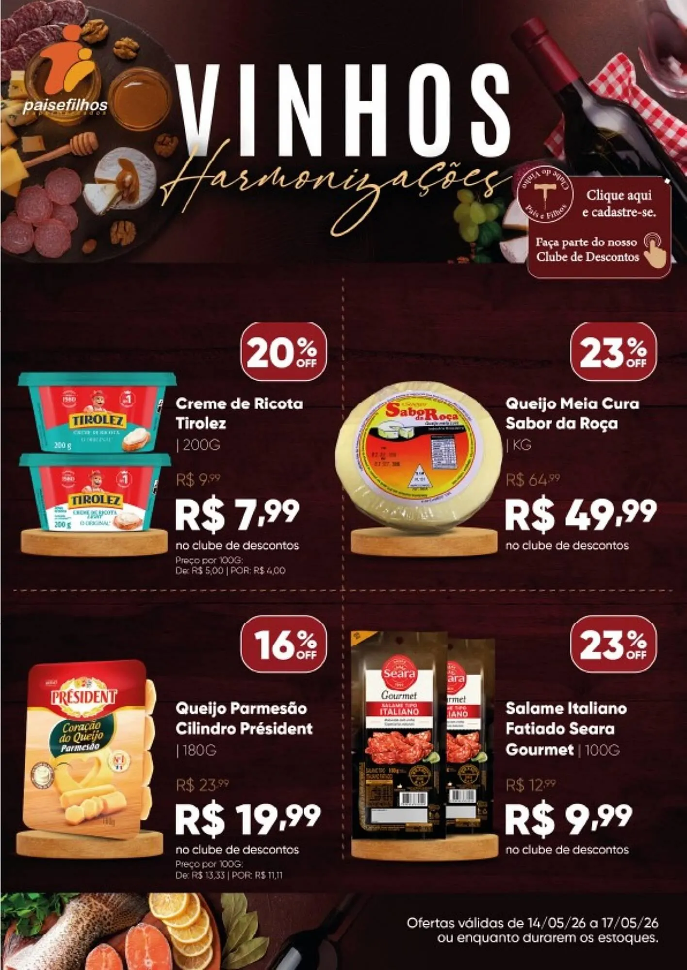 Encarte de Catálogo Pais e Filhos Supermercados 14 de maio até 17 de maio 2026 - Pagina 3