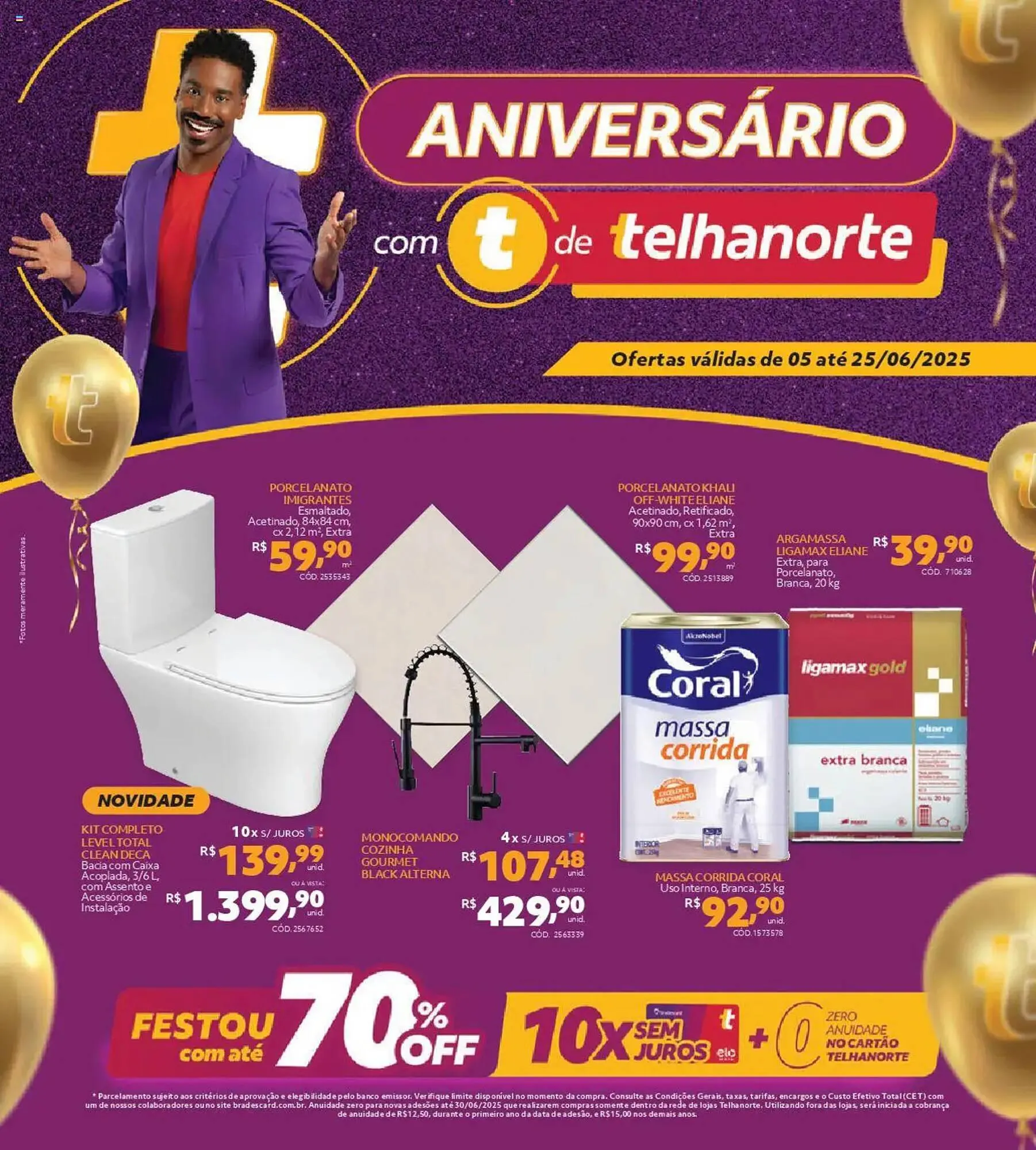 Encarte de Catálogo Telhanorte 5 de junho até 26 de junho 2025 - Pagina 1