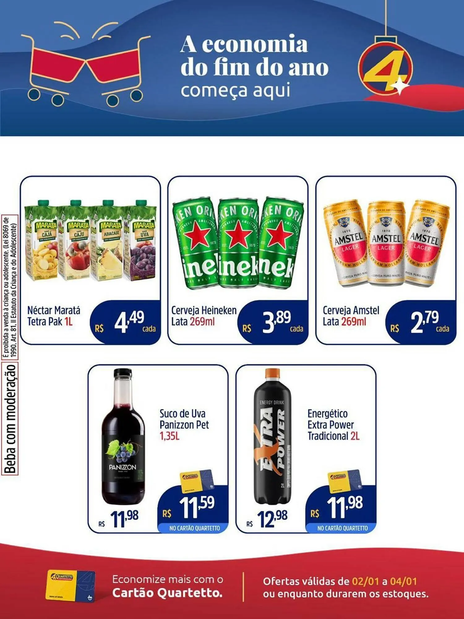 Encarte de Catálogo Quartetto Supermercados 1 de fevereiro até 1 de abril 2026 - Pagina 6