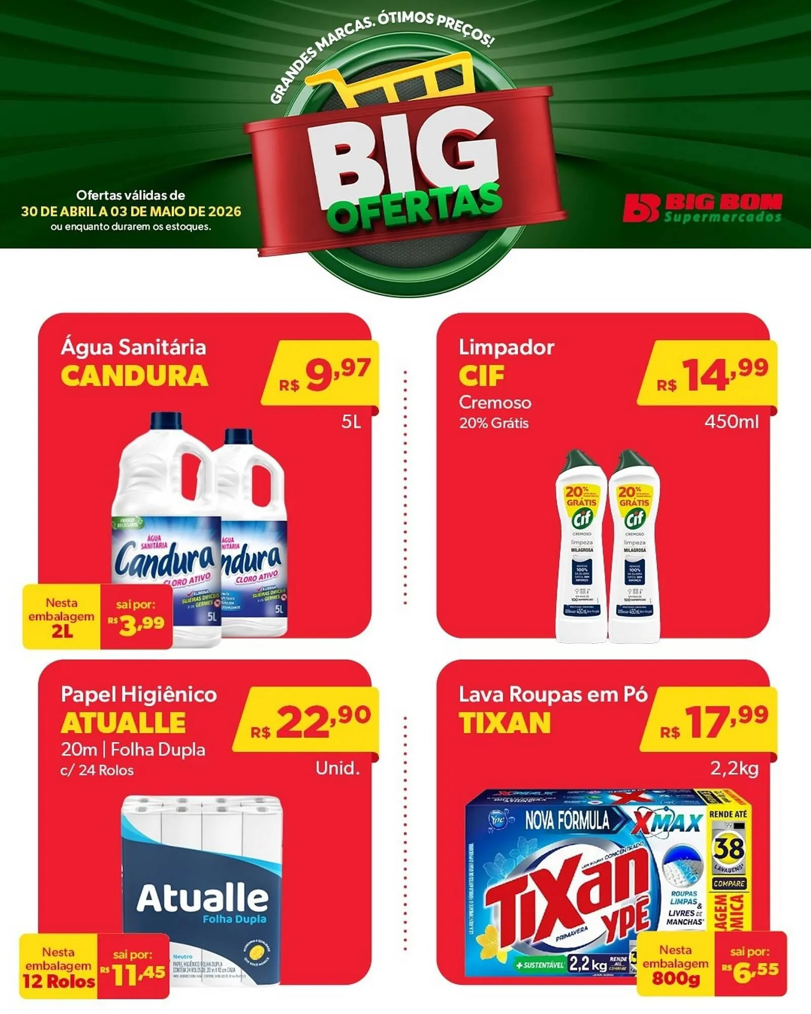 Encarte de Catálogo Big Bom Supermercados 30 de abril até 3 de maio 2026 - Pagina 8