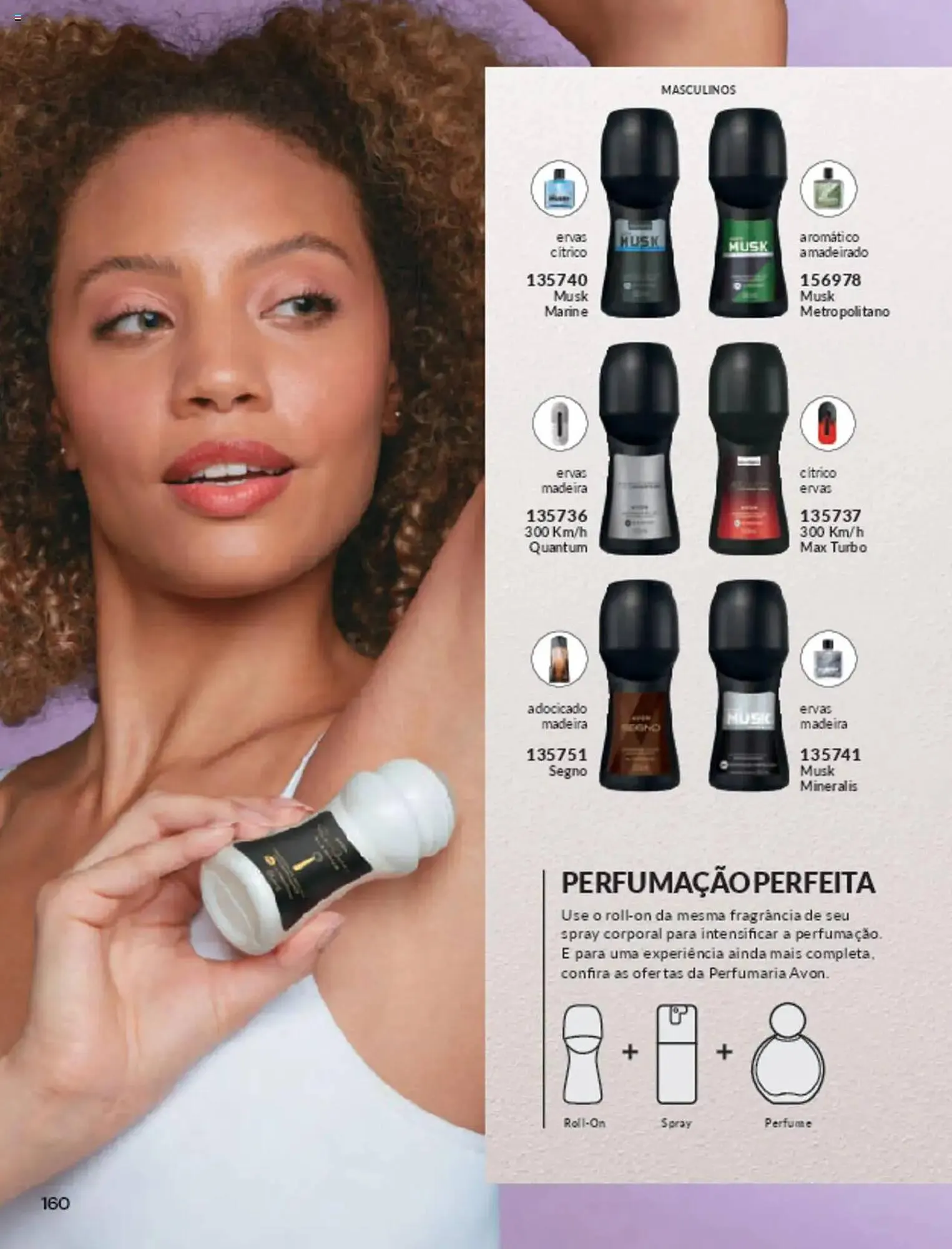 Encarte de Catálogo Avon 10 de março até 30 de junho 2025 - Pagina 160