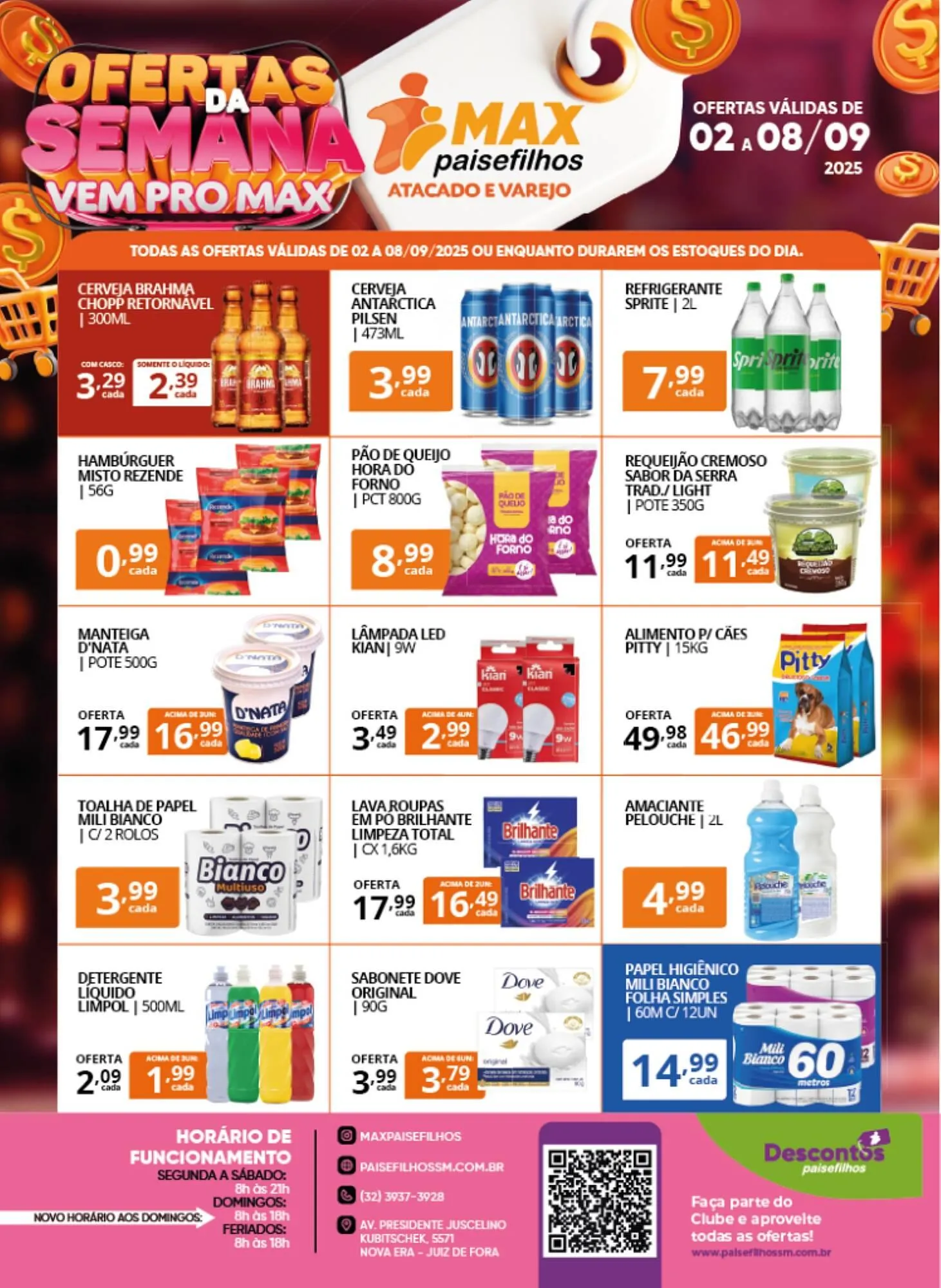 Encarte de catálogo Pais e Filhos Supermercados 2 de setembro até 8 de setembro 2025 - Pagina 2