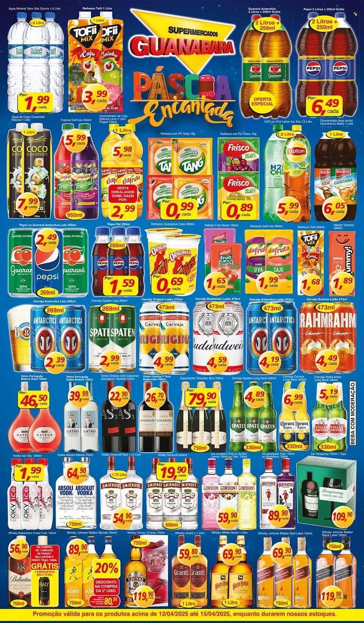 Encarte de Catálogo Supermercados Guanabara 12 de abril até 16 de abril 2025 - Pagina 4