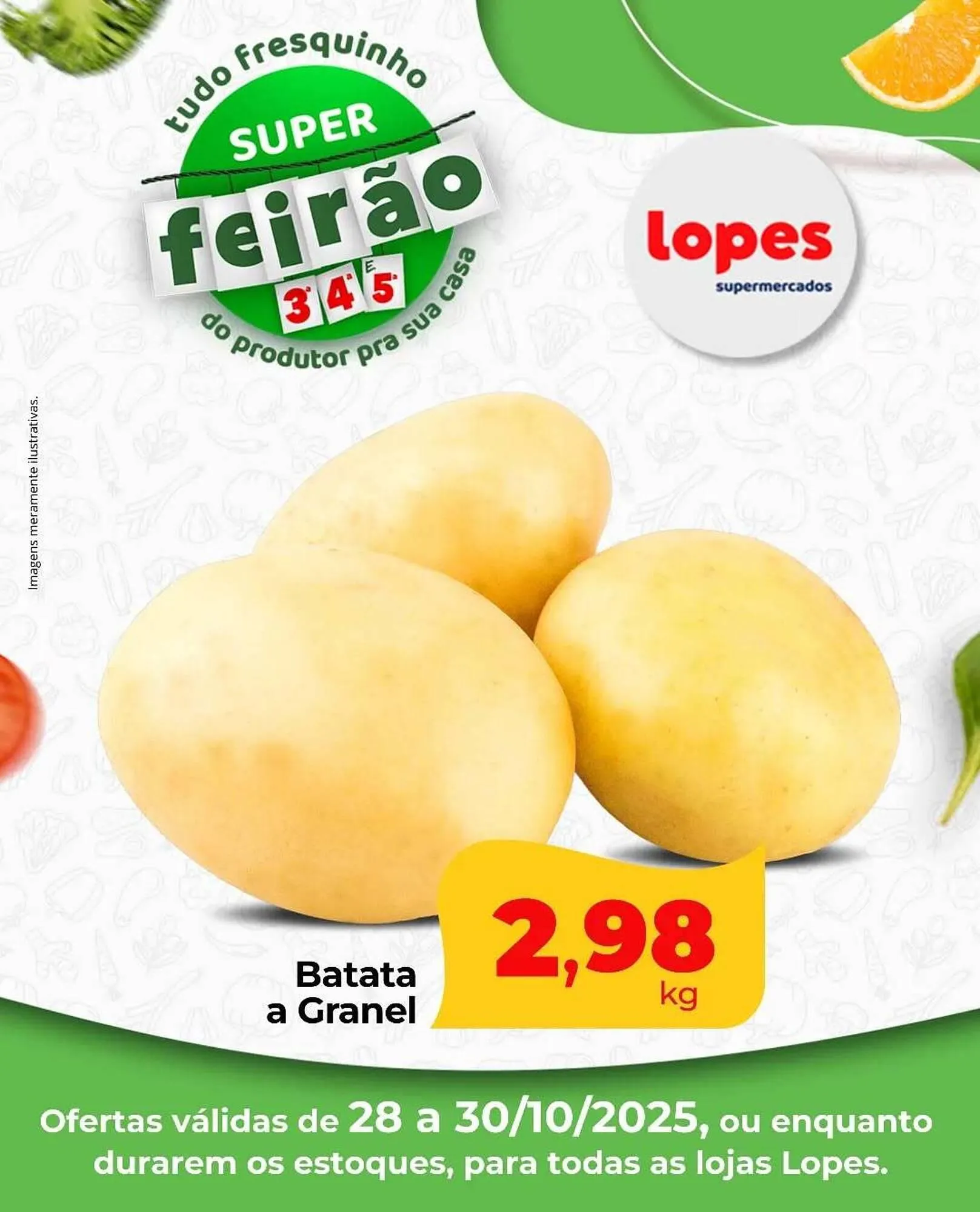 Encarte de Folheto Lopes Supermercados 28 de outubro até 30 de outubro 2025 - Pagina 2