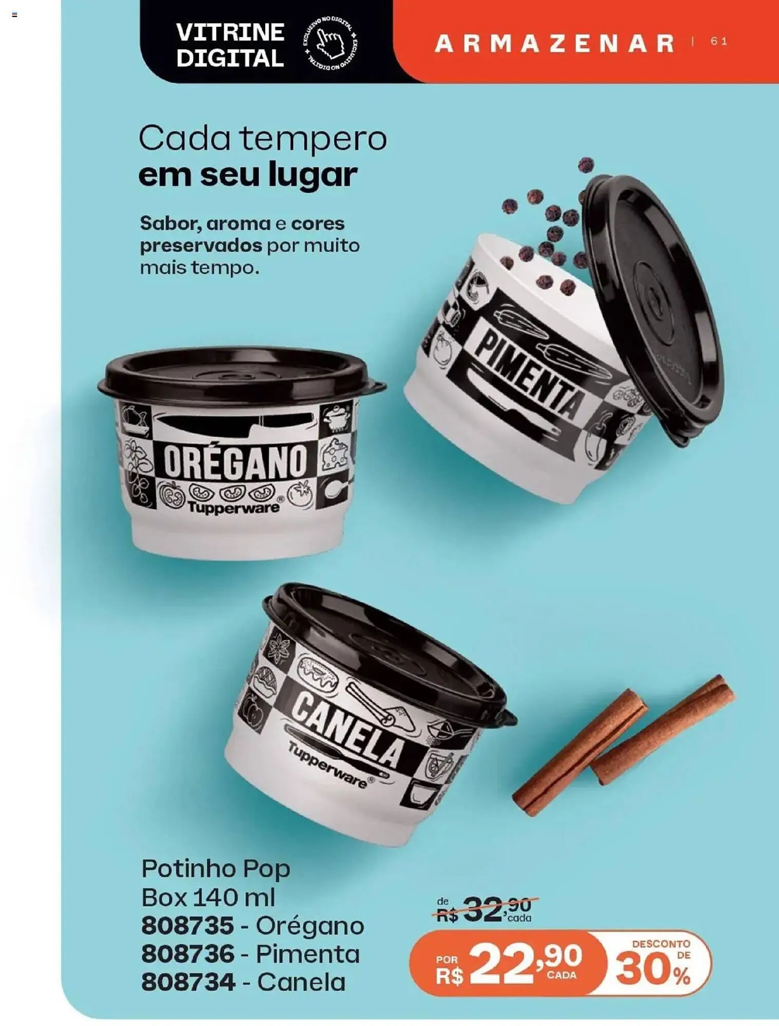 Encarte de Catálogo Tupperware 1 de agosto até 31 de agosto 2025 - Pagina 61