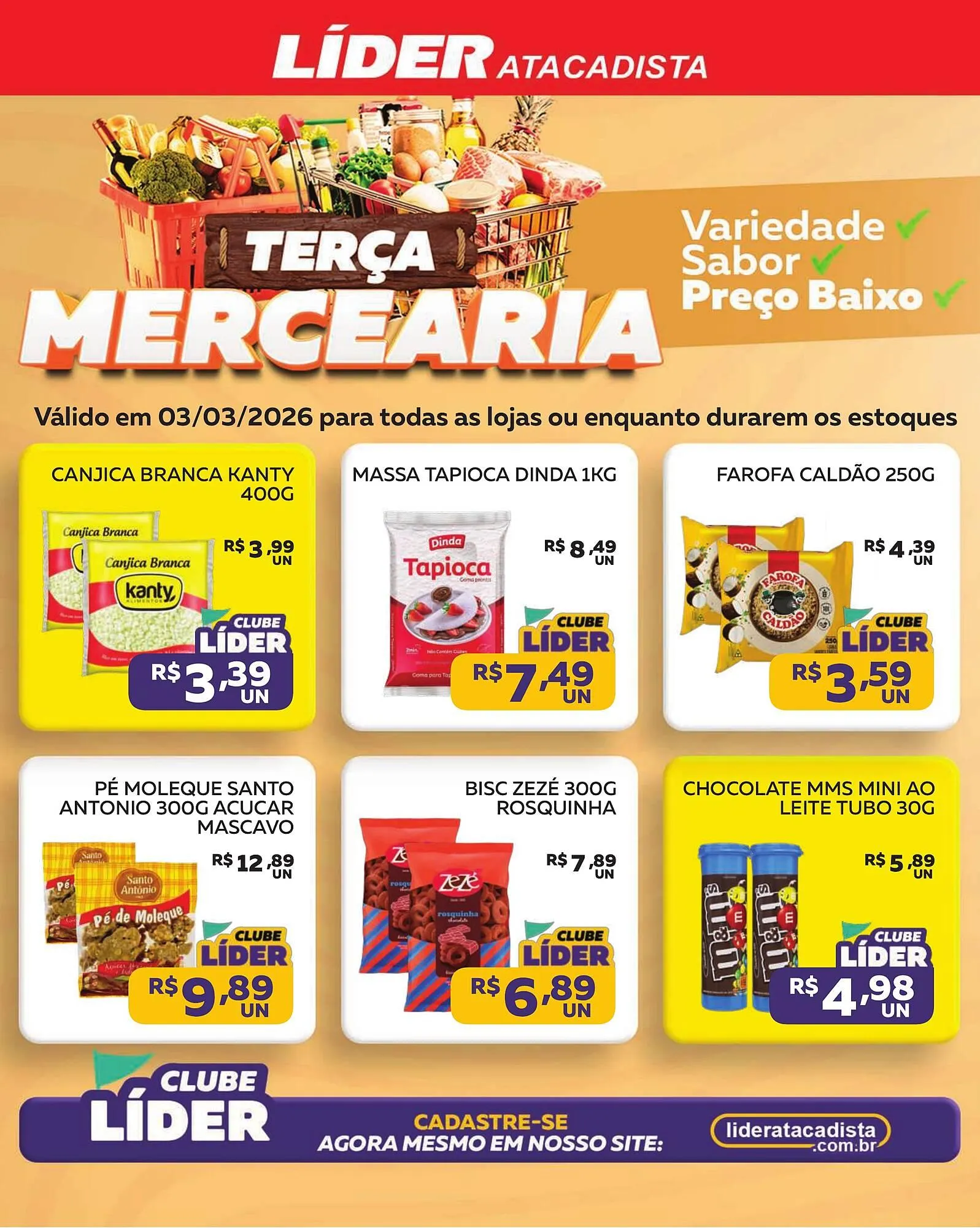 Encarte de Encarte Lider Atacadista 2 de março até 3 de março 2026 - Pagina 1