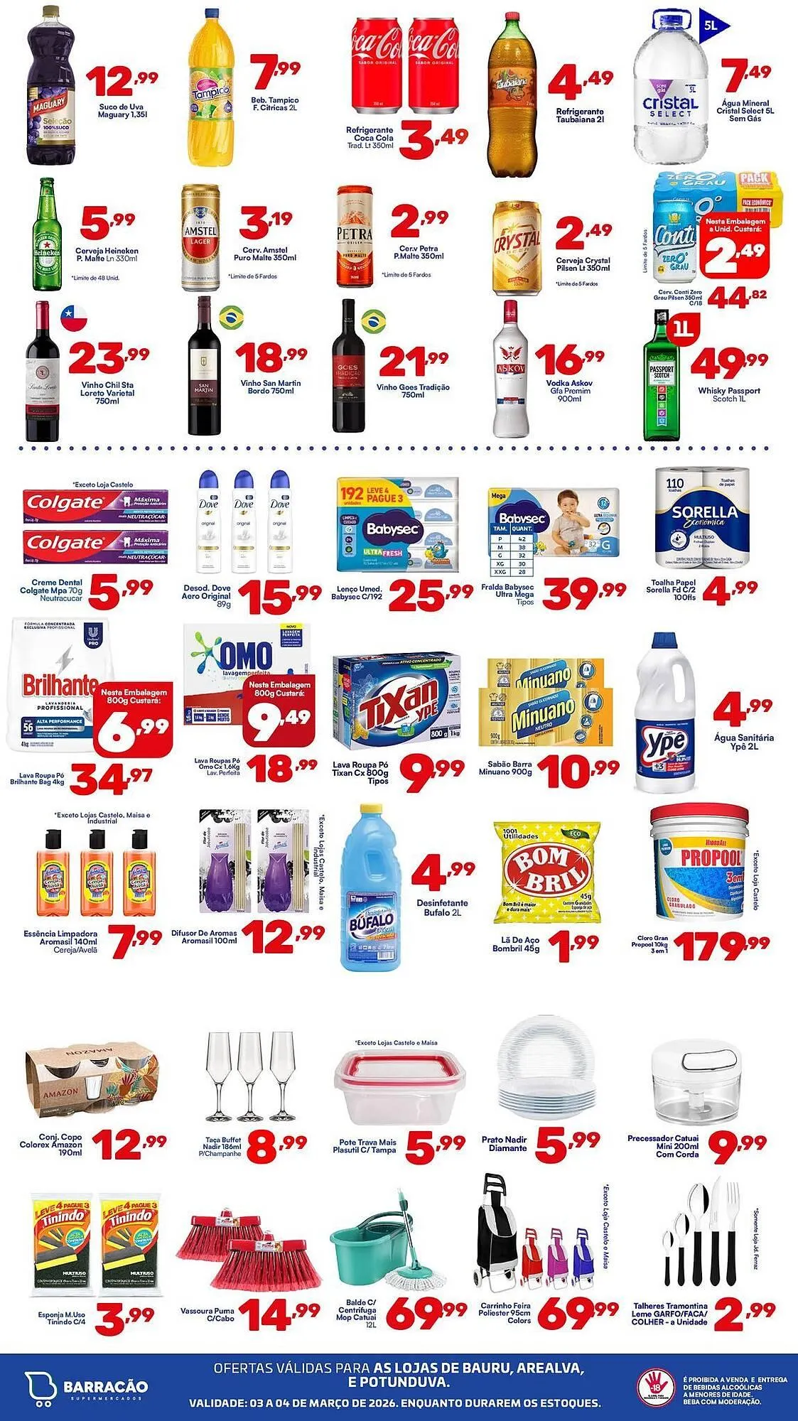 Encarte de Catálogo Barracão Supermercado 3 de março até 4 de março 2026 - Pagina 4